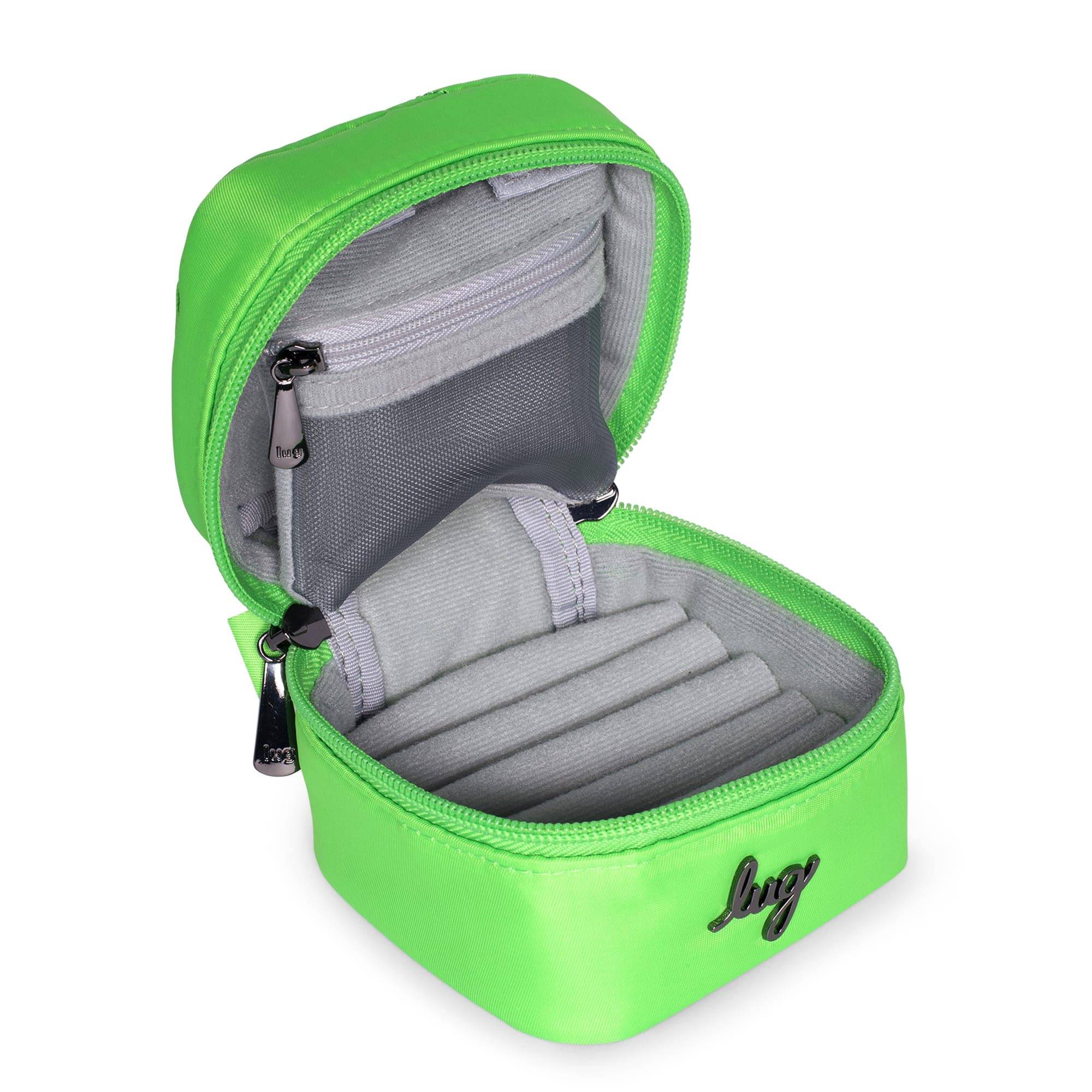 Swizzle Mini Jewelry Case - LIME GREEN - MiniSwizzle_Green_05