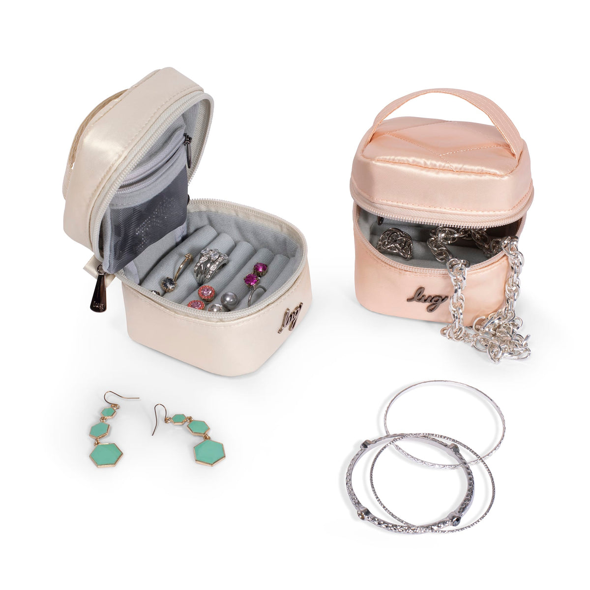 LOKASS Travel Jewelry Bag Jewelry Organizer Bags Portable Jewelry