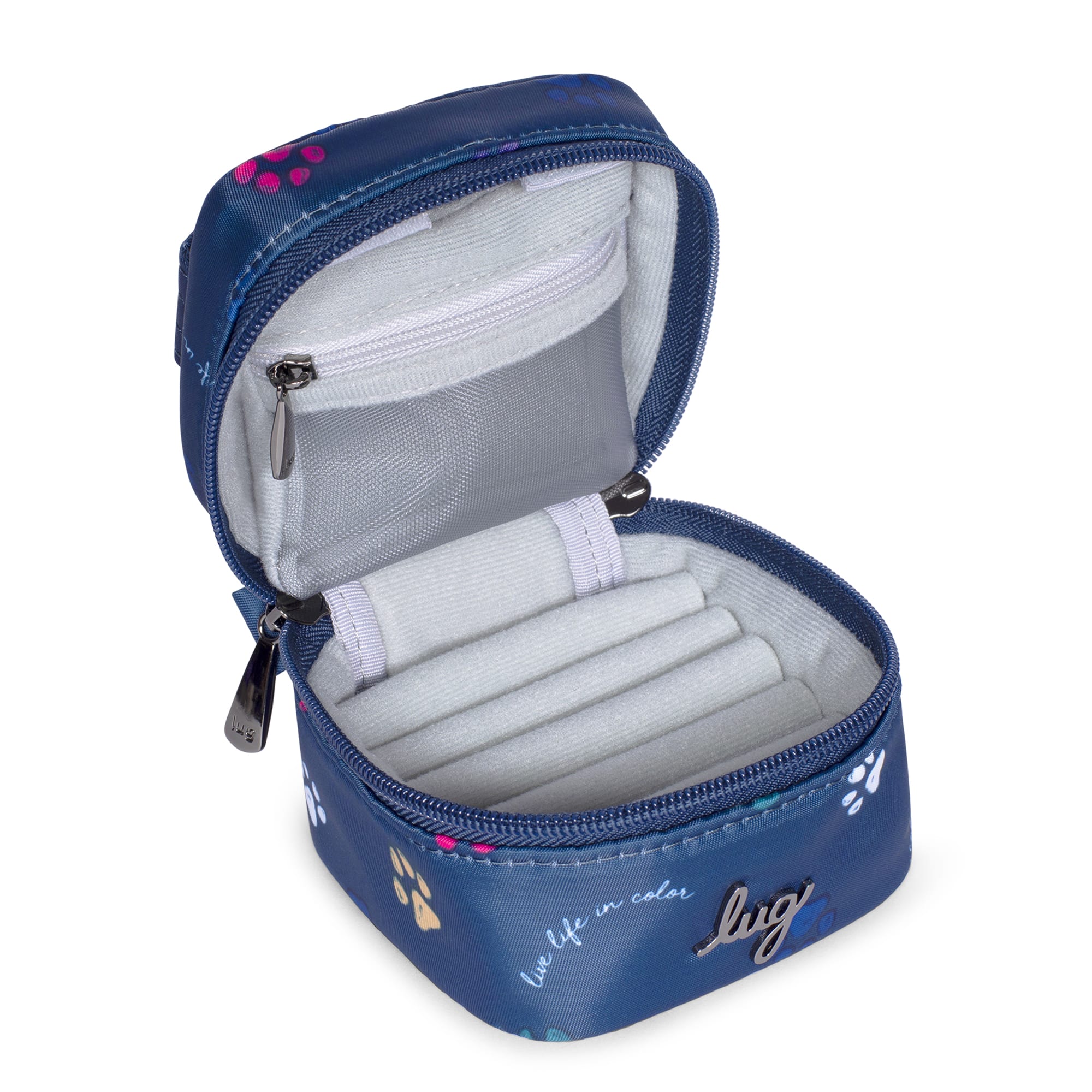 Swizzle Mini Jewelry Case - PAWS NAVY - MiniSwizzle_PawsNavy_05