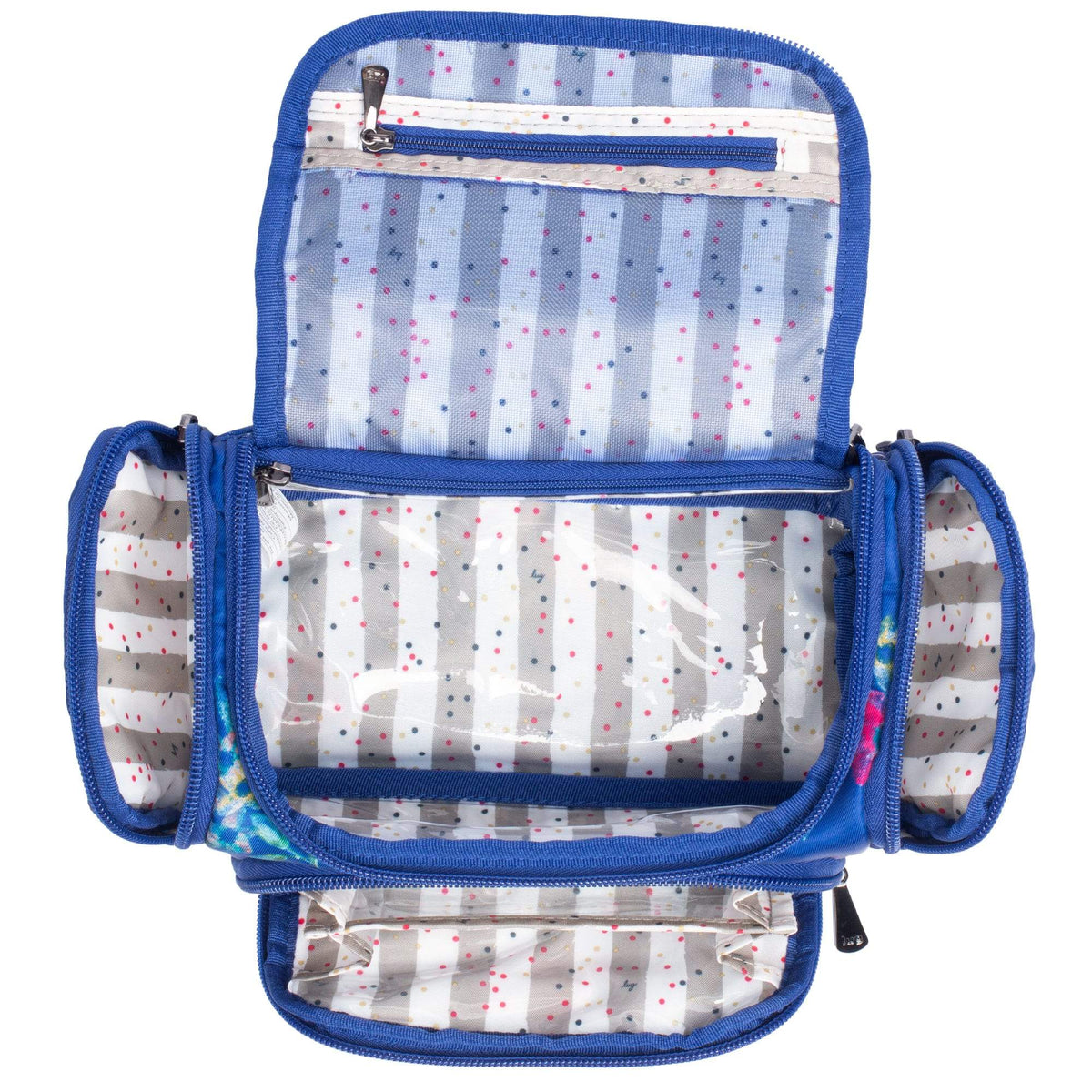 Trolley Mini Cosmetic Case - BOUQUET BLUE - MiniTrolley_BouquetBlue_05
