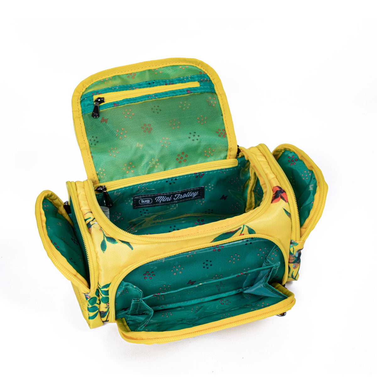 Trolley Mini Cosmetic Case - BOUQUET YELLOW - MiniTrolley_BouquetYellow_05