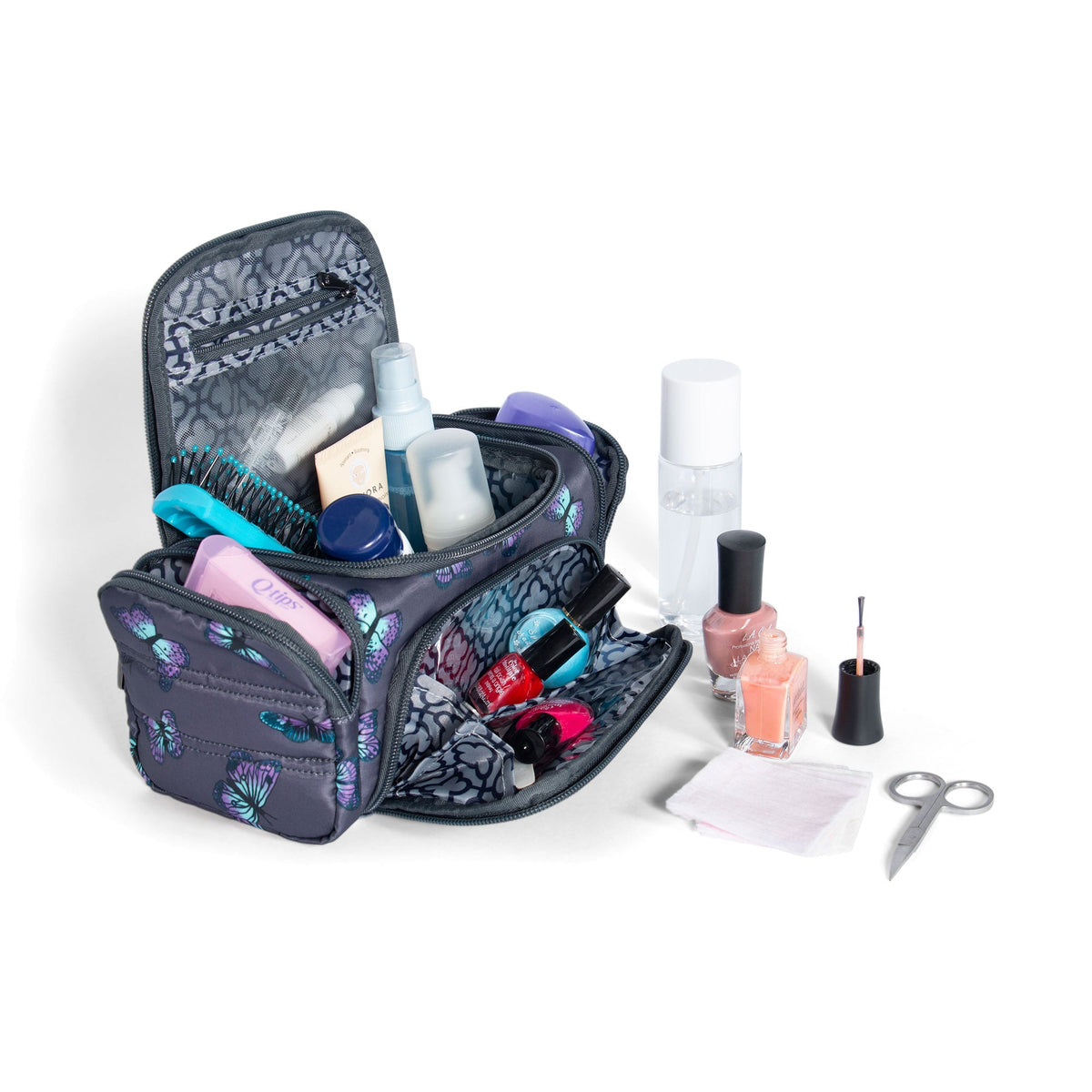 Trolley Mini Cosmetic Case - CAMO GREEN - MiniTrolley_Butterfley_Grey_08_801f688a-795a-4ddc-a758-d7486ee21acf