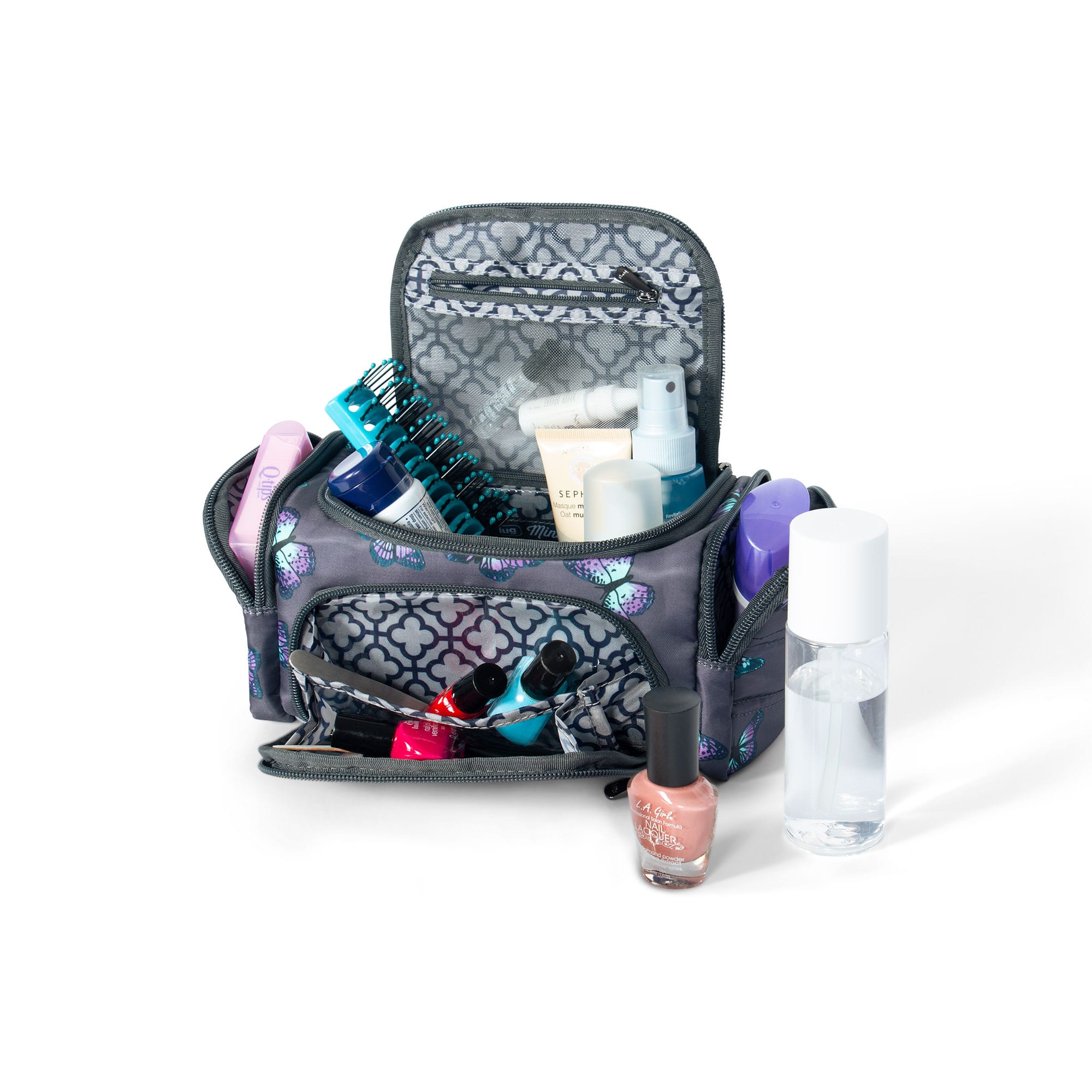 Trolley Mini Cosmetic Case - CAMO GREEN - MiniTrolley_Butterfley_Grey_09_926f6d3d-6bca-40bd-b95c-856e8664c754