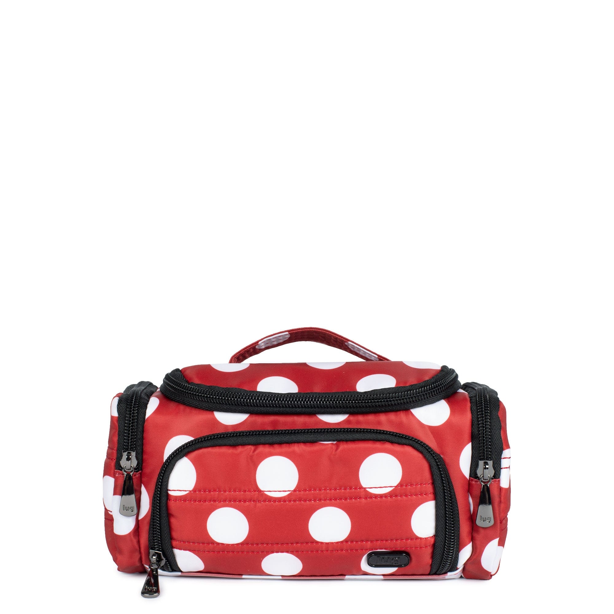 Trolley Mini Cosmetic Case - CRIMSON LARGE DOT - MiniTrolley_CrimsonLargeDot_01