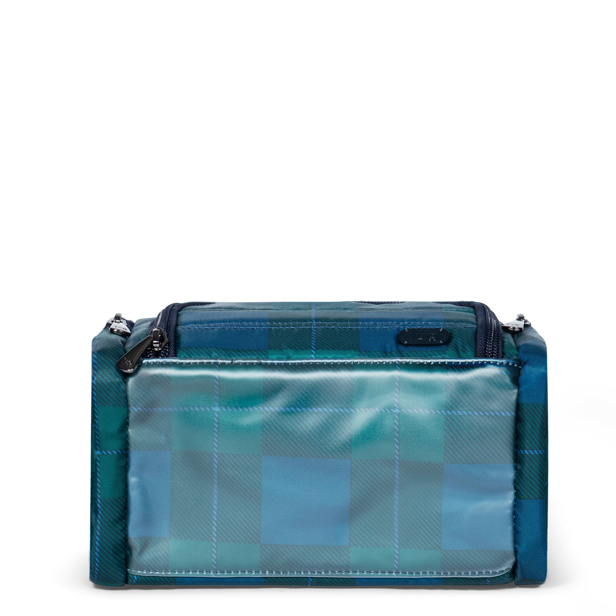 Trolley Mini Cosmetic Case - POP PLAID NAVY - MiniTrolley_PopPlaidNavy_06