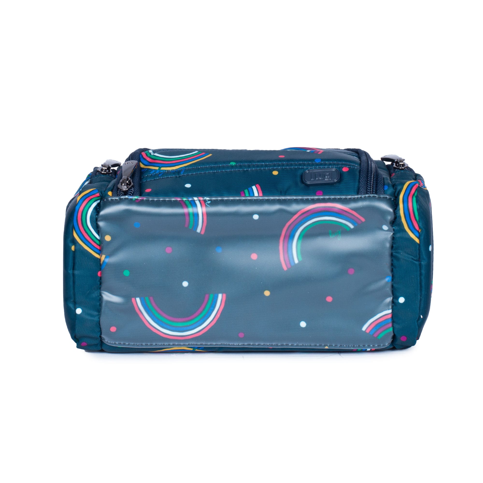 Trolley Mini Cosmetic Case - RAINBOW NAVY - MiniTrolley_RainbowNavy_06