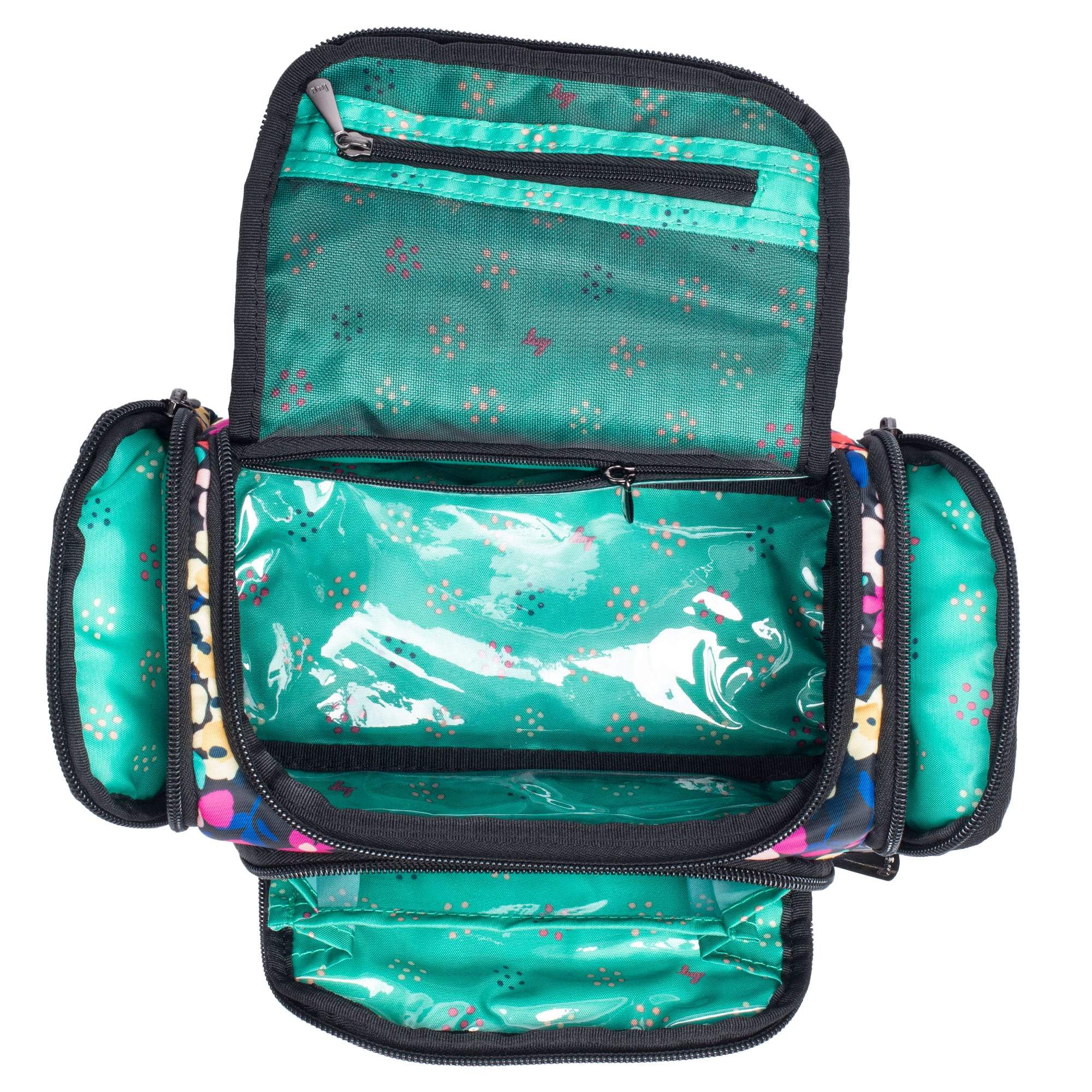 Trolley Mini Cosmetic Case - WILDFLOWER BLACK - MiniTrolley_WildflowerBlack_05