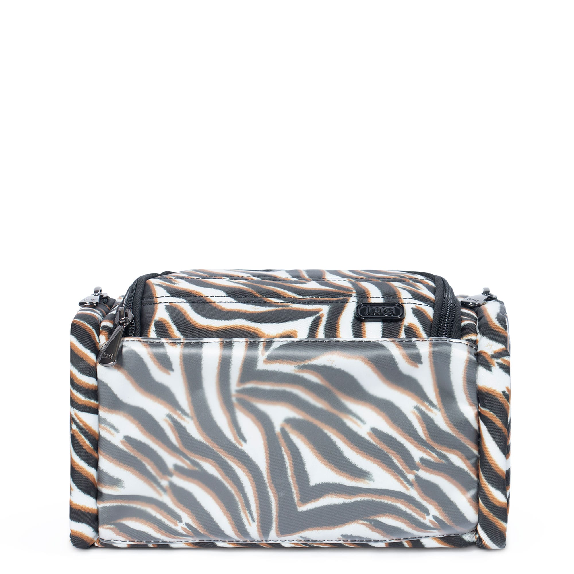 Trolley Mini Cosmetic Case - ZEBRA SAND - MiniTrolley_ZebraSand_05