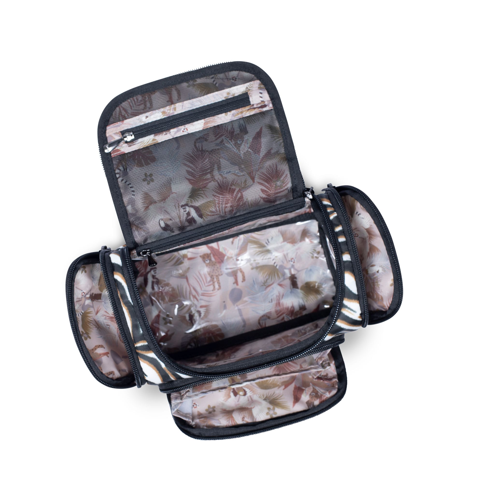 Trolley Mini Cosmetic Case - ZEBRA SAND - MiniTrolley_ZebraSand_06