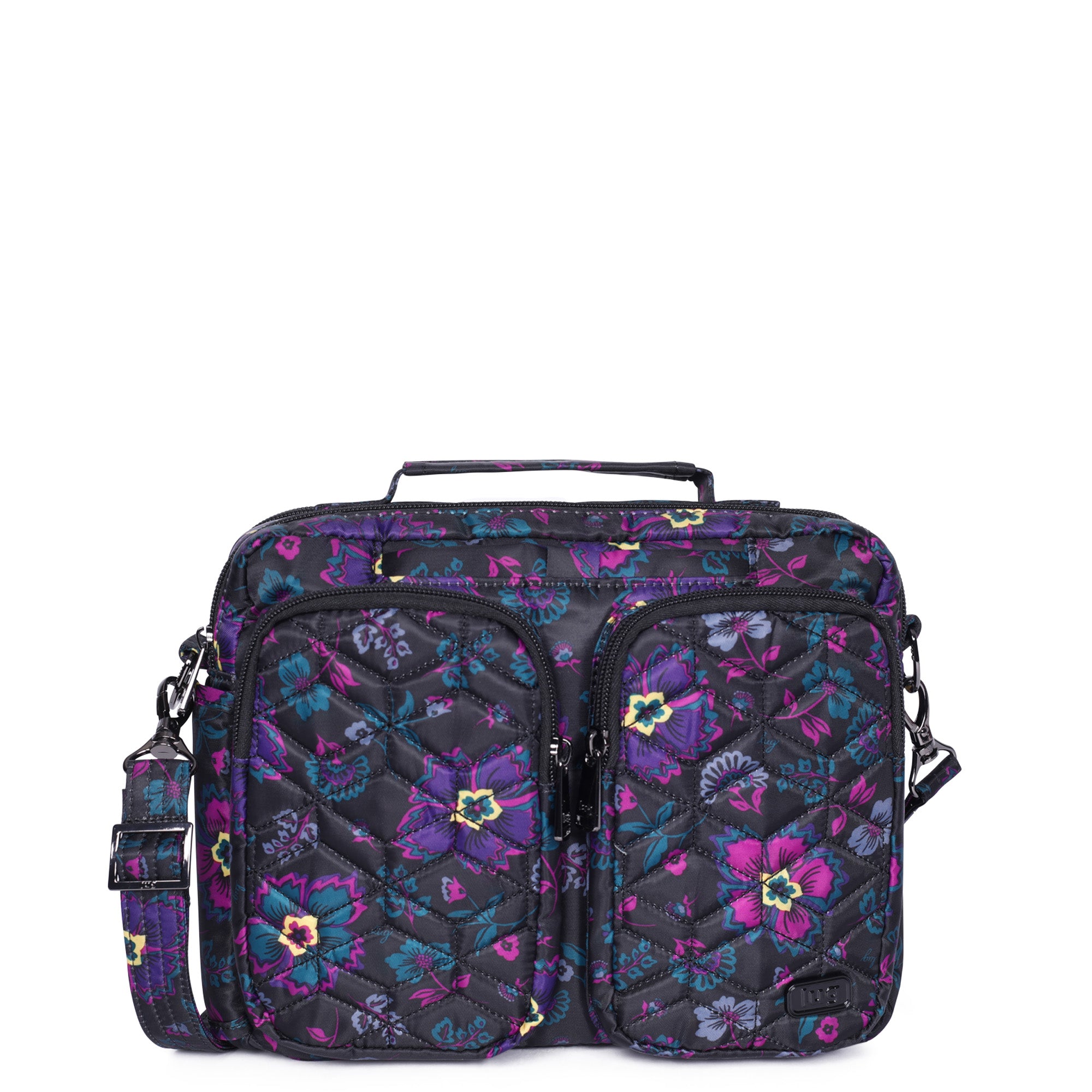 Navigator Crossbody Bag - BOHO FLORAL BLACK - Navigator_Boho_Floral_Black_01