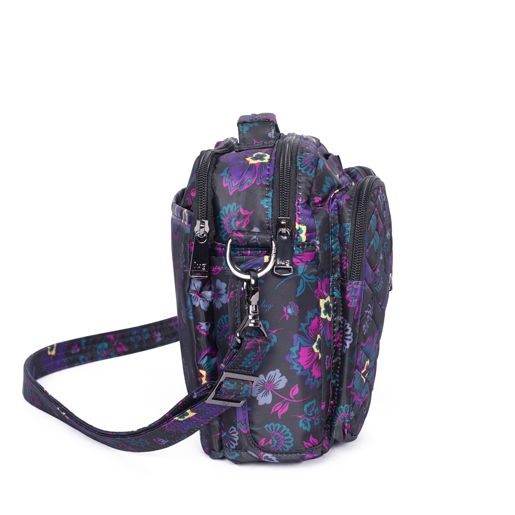 Navigator Crossbody Bag - BOHO FLORAL BLACK - Navigator_Boho_Floral_Black_03
