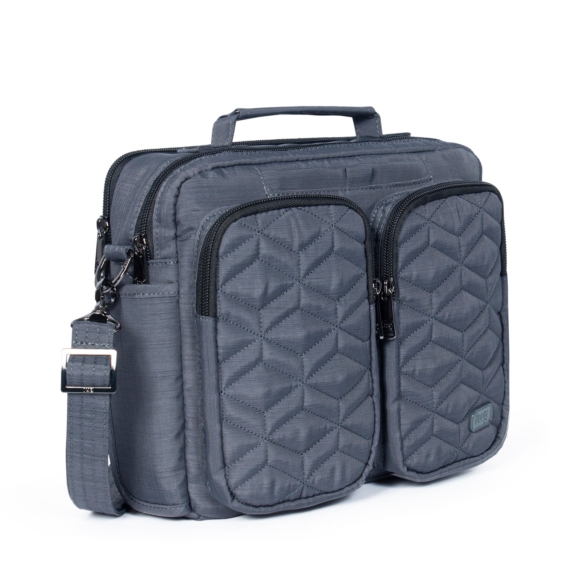 Navigator Crossbody Bag - BRUSHED GREY - Navigator_BrushedGrey_02