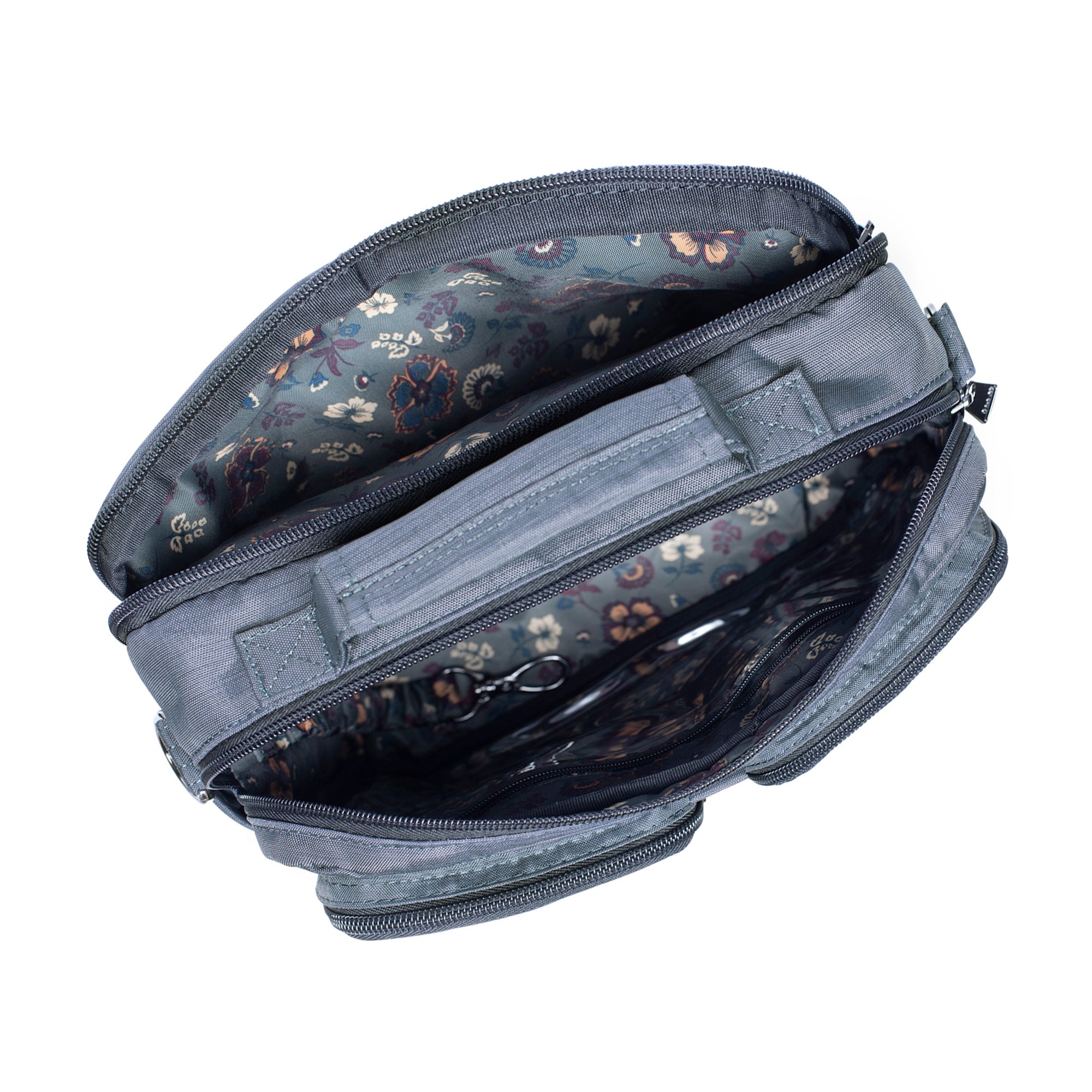 Navigator Crossbody Bag - BRUSHED GREY - Navigator_BrushedGrey_05