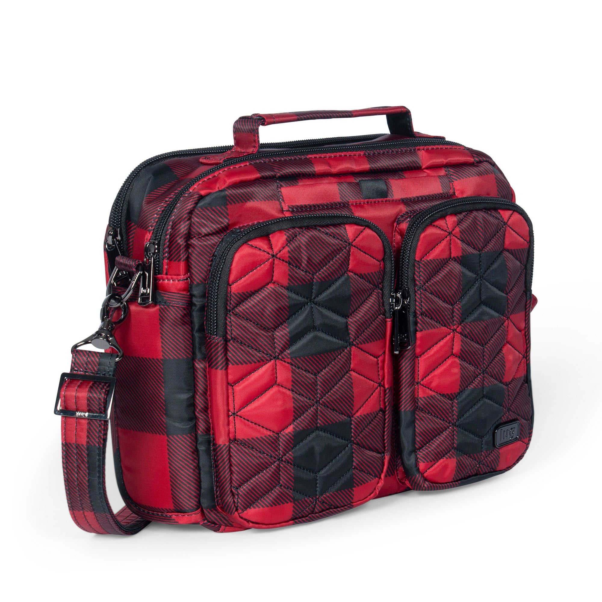 Navigator Crossbody Bag - BUFFALO CHECK RED - Navigator_BuffaloCheckRed_02
