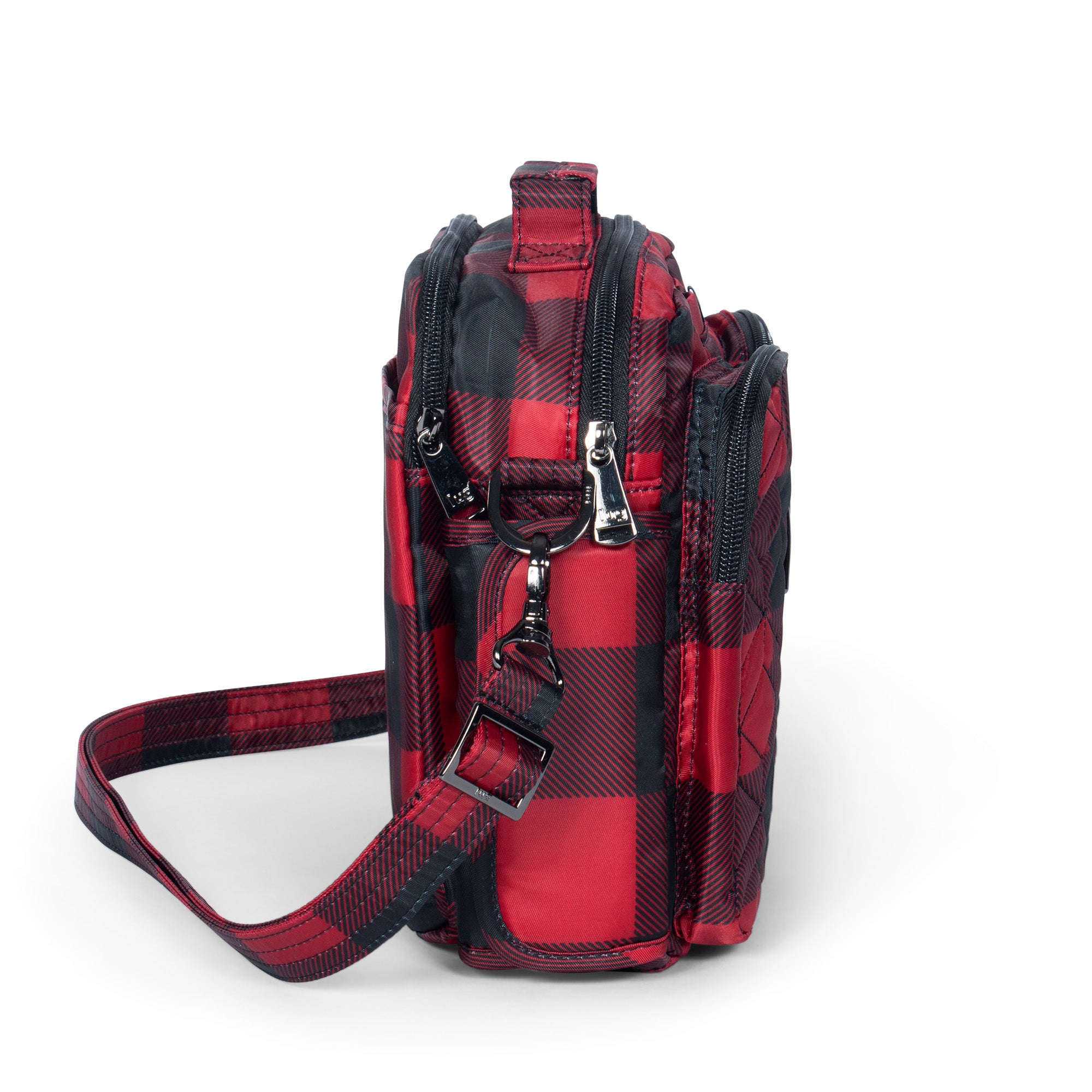 Navigator Crossbody Bag - BUFFALO CHECK RED - Navigator_BuffaloCheckRed_03