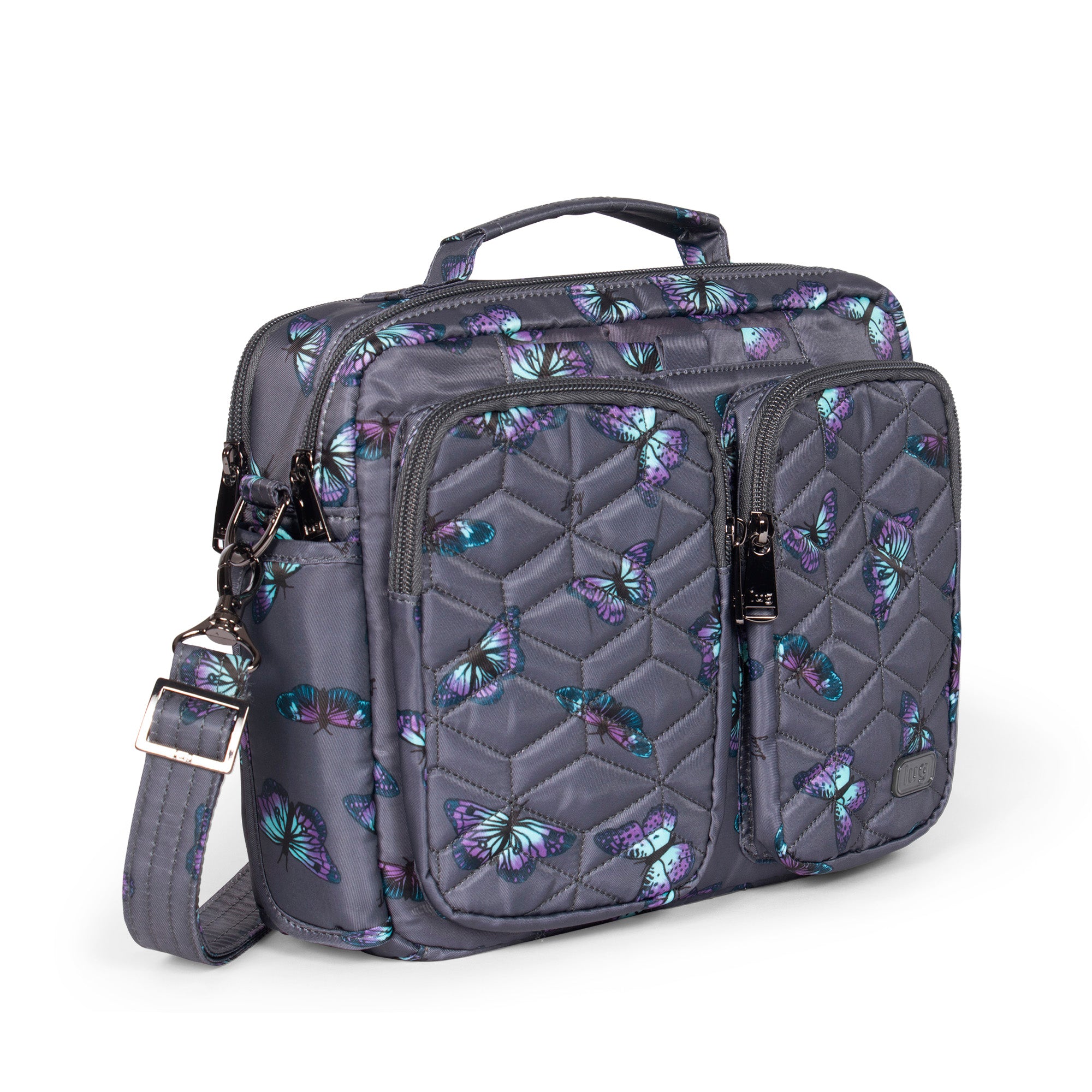 Navigator Crossbody Bag - BUTTERFLY GREY - Navigator_ButterfleyGrey_02