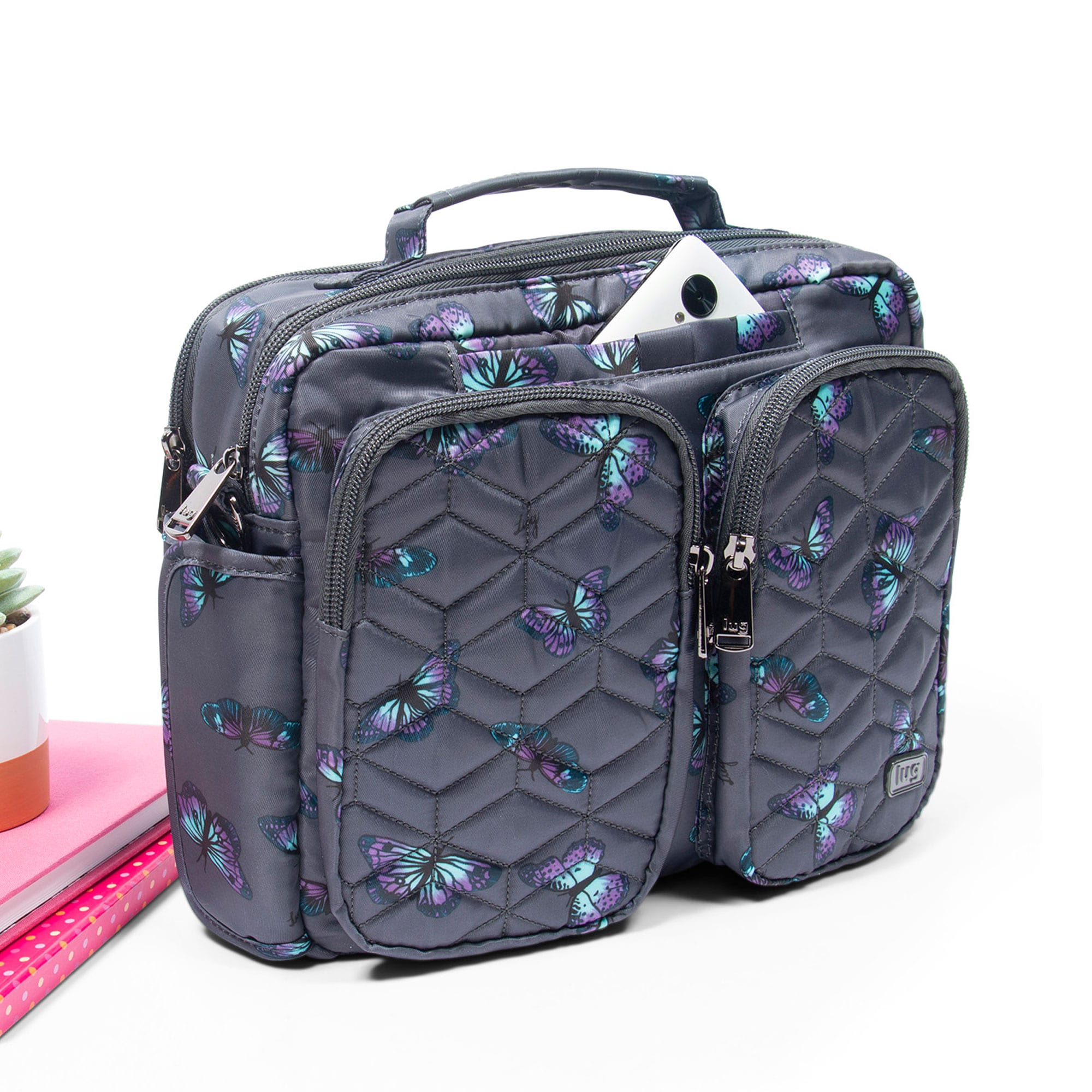 Navigator Crossbody Bag - BUTTERFLY GREY - Navigator_ButterfleyGrey_06