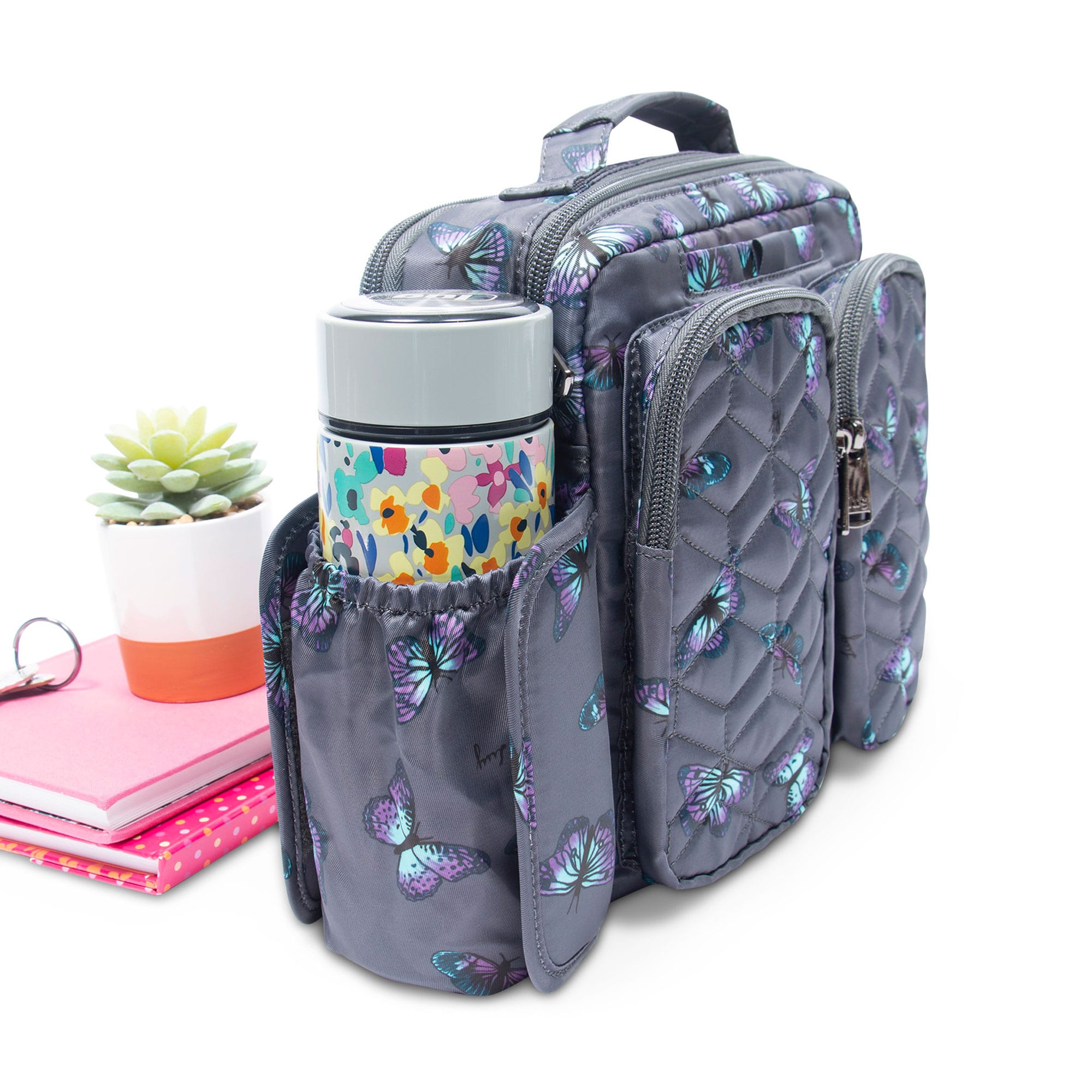 Navigator Crossbody Bag - BUTTERFLY GREY - Navigator_ButterfleyGrey_06a