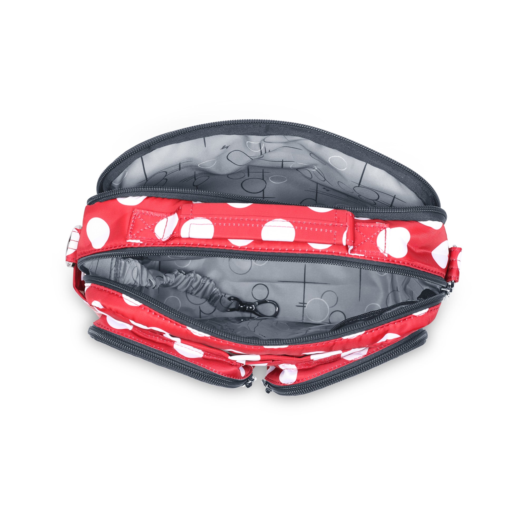 Navigator Crossbody Bag - CRIMSON LARGE DOT - Navigator_Crimson_Lg_Dot_05