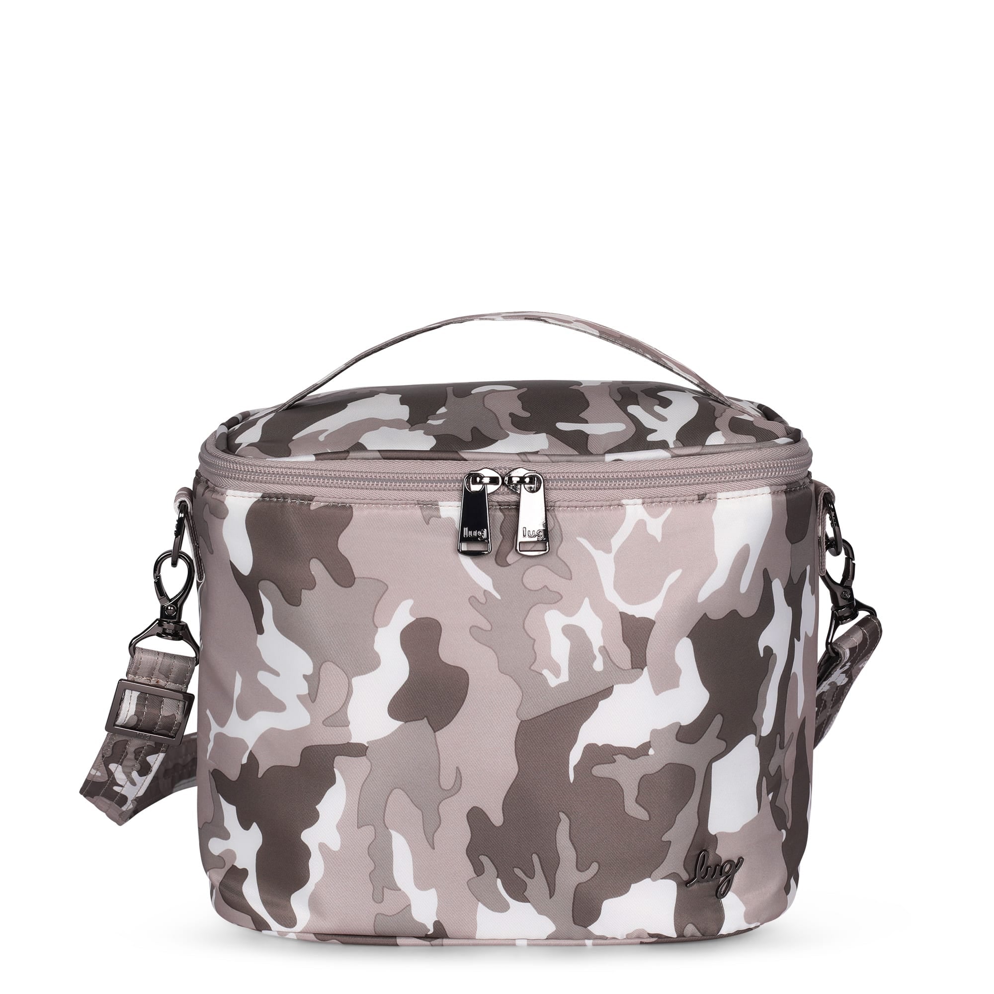 Nibble Convertible Lunch Tote Bag - CAMO TAUPE - Nibble_CamoTaupe_01