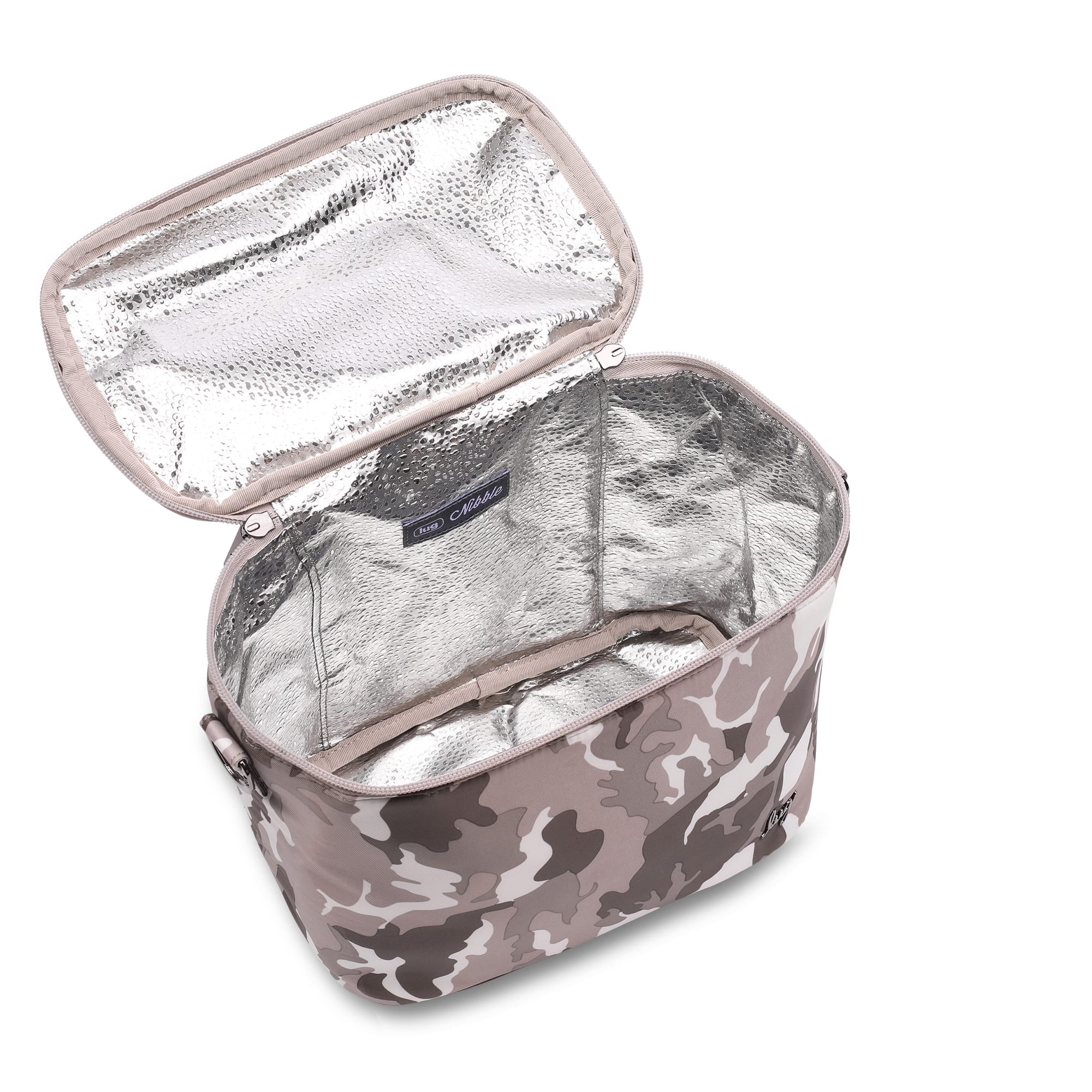 Nibble Convertible Lunch Tote Bag - CAMO TAUPE - Nibble_CamoTaupe_05