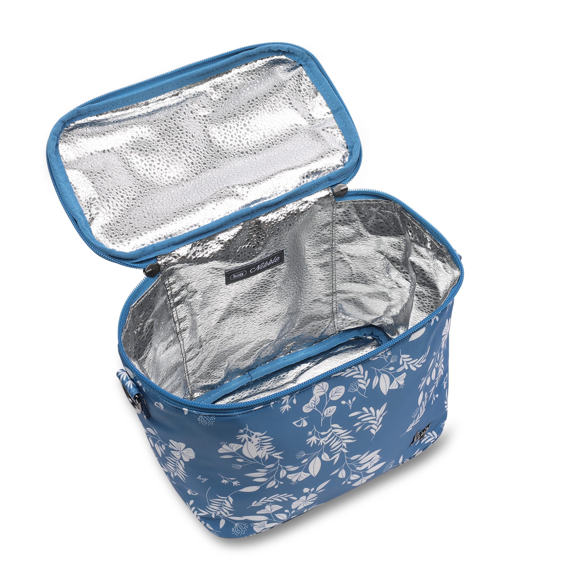 Nibble Convertible Lunch Tote Bag - FLOURISH BLUE - Nibble_FlourishBlue_05