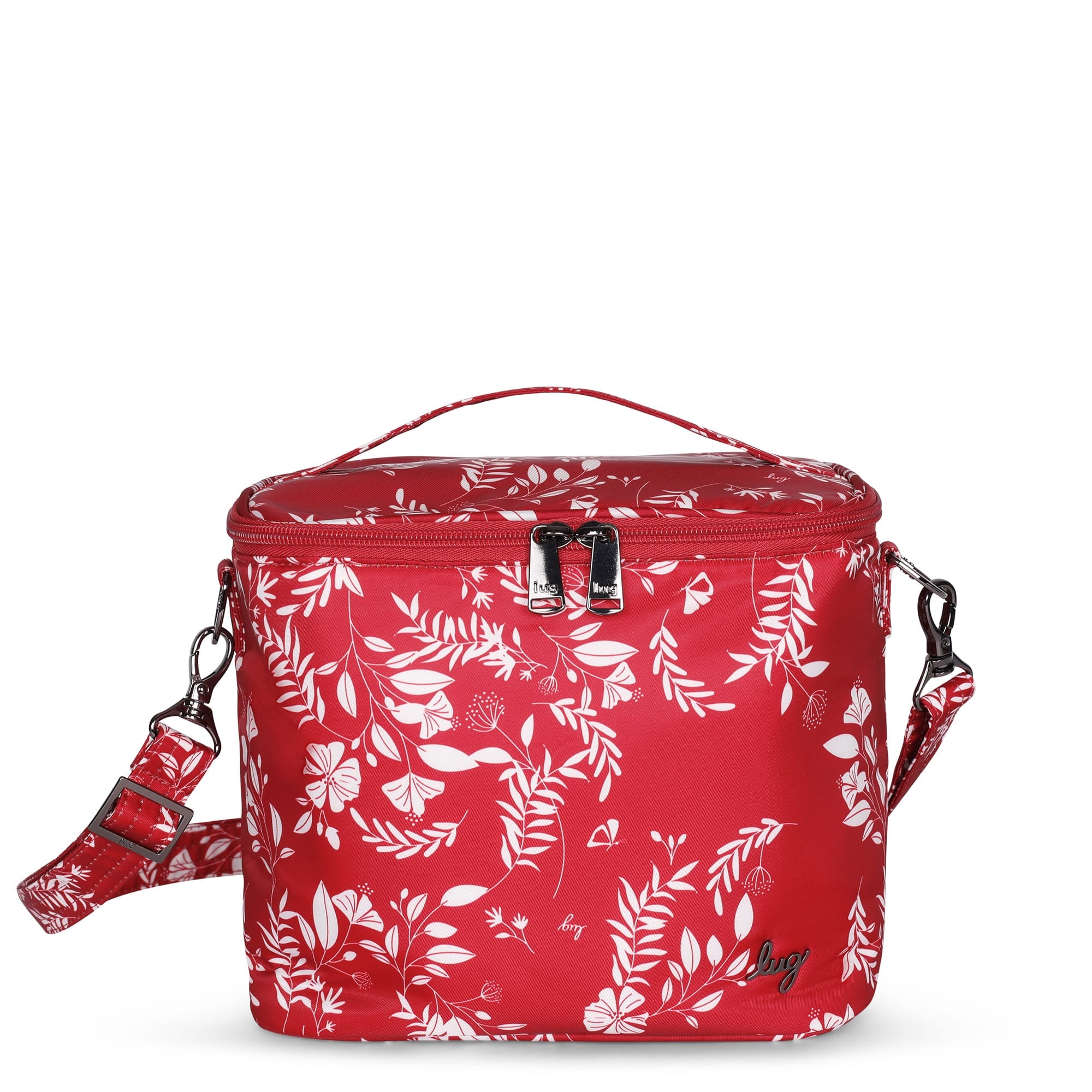 Nibble Convertible Lunch Tote Bag - DRAGONFLY ICEPOP - Nibble_FlourishRed_01