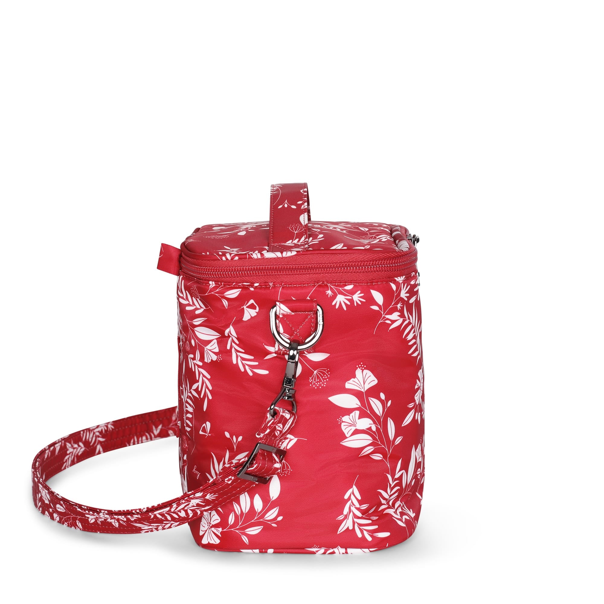 Nibble Convertible Lunch Tote Bag - DRAGONFLY ICEPOP - Nibble_FlourishRed_03