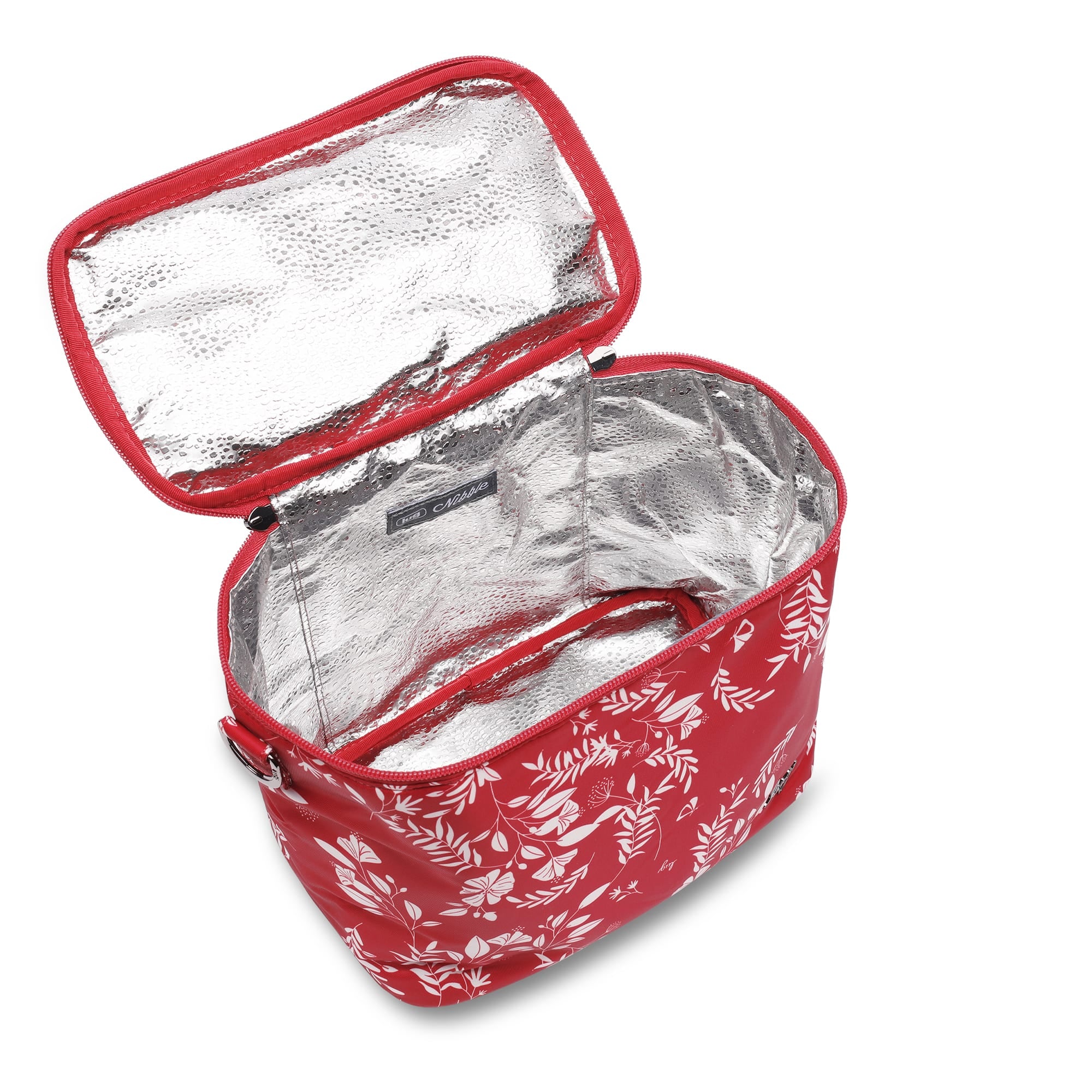 Nibble Convertible Lunch Tote Bag - DRAGONFLY ICEPOP - Nibble_FlourishRed_05