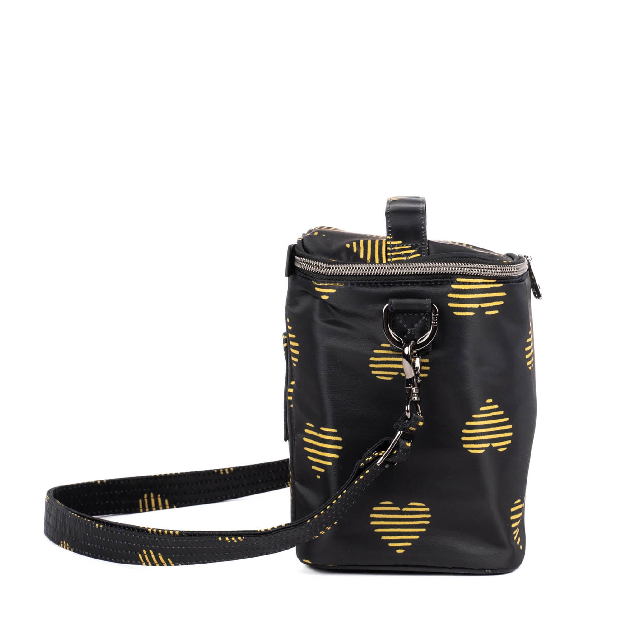 Nibble Convertible Lunch Tote Bag - HEARTS GOLD - Nibble_HeartsGold_03