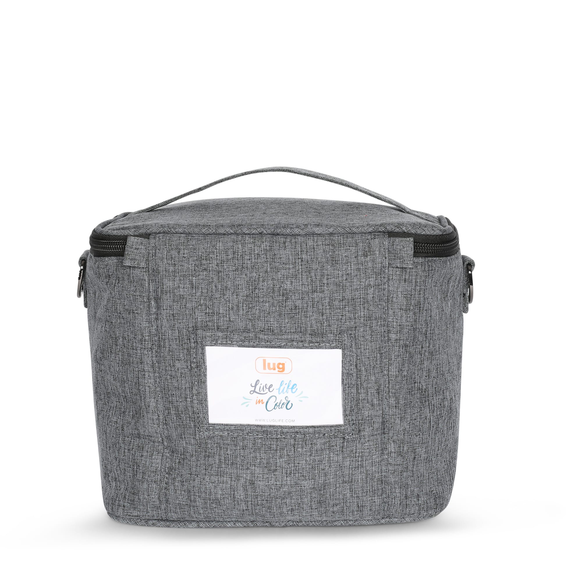 Nibble Convertible Lunch Tote Bag - HEATHER GREY - Nibble_Heather_Grey_04