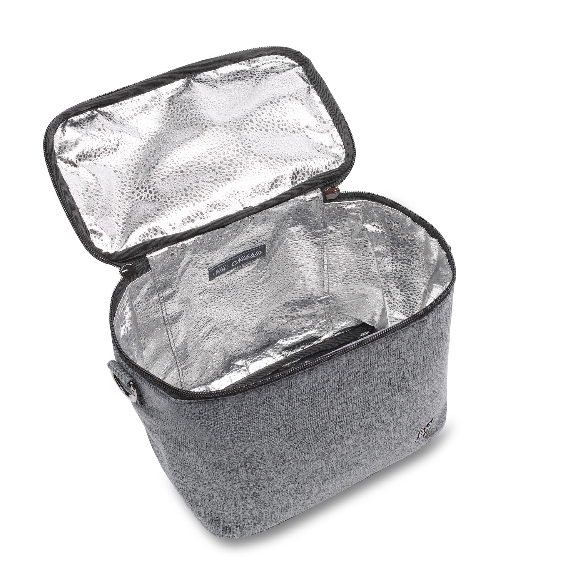 Nibble Convertible Lunch Tote Bag - HEATHER GREY - Nibble_Heather_Grey_05