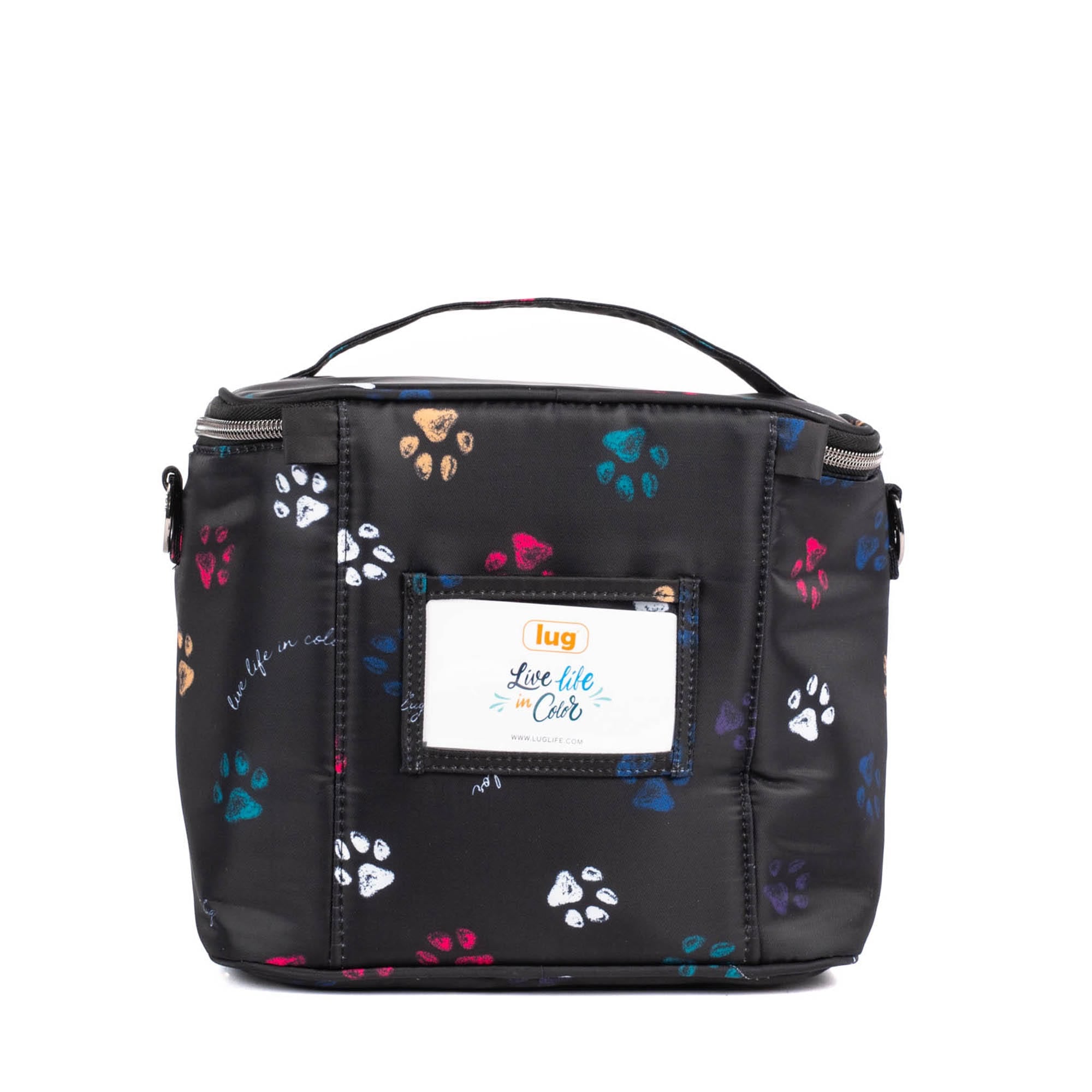 Nibble Convertible Lunch Tote Bag - PAWS BLACK - Nibble_PawsBlack_04