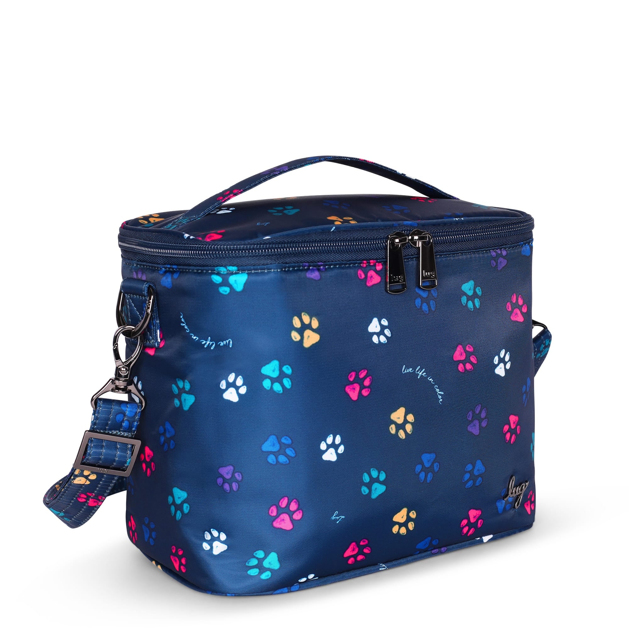 Nibble Convertible Lunch Tote Bag - PAWS NAVY - Nibble_Paws_Navy_02