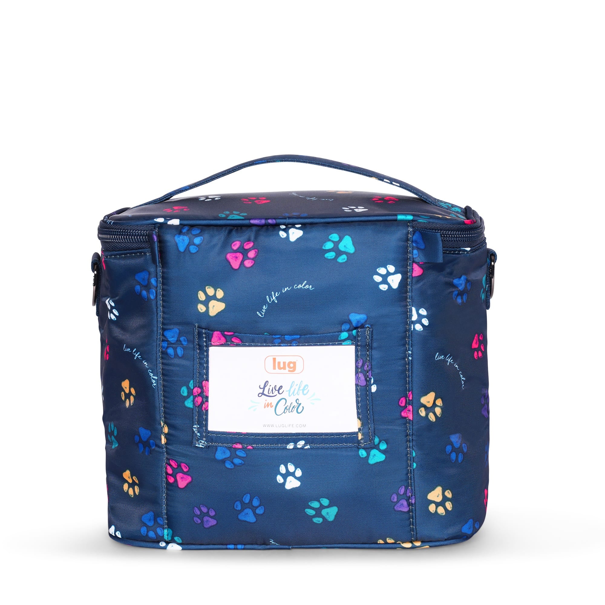 Nibble Convertible Lunch Tote Bag - PAWS NAVY - Nibble_Paws_Navy_04