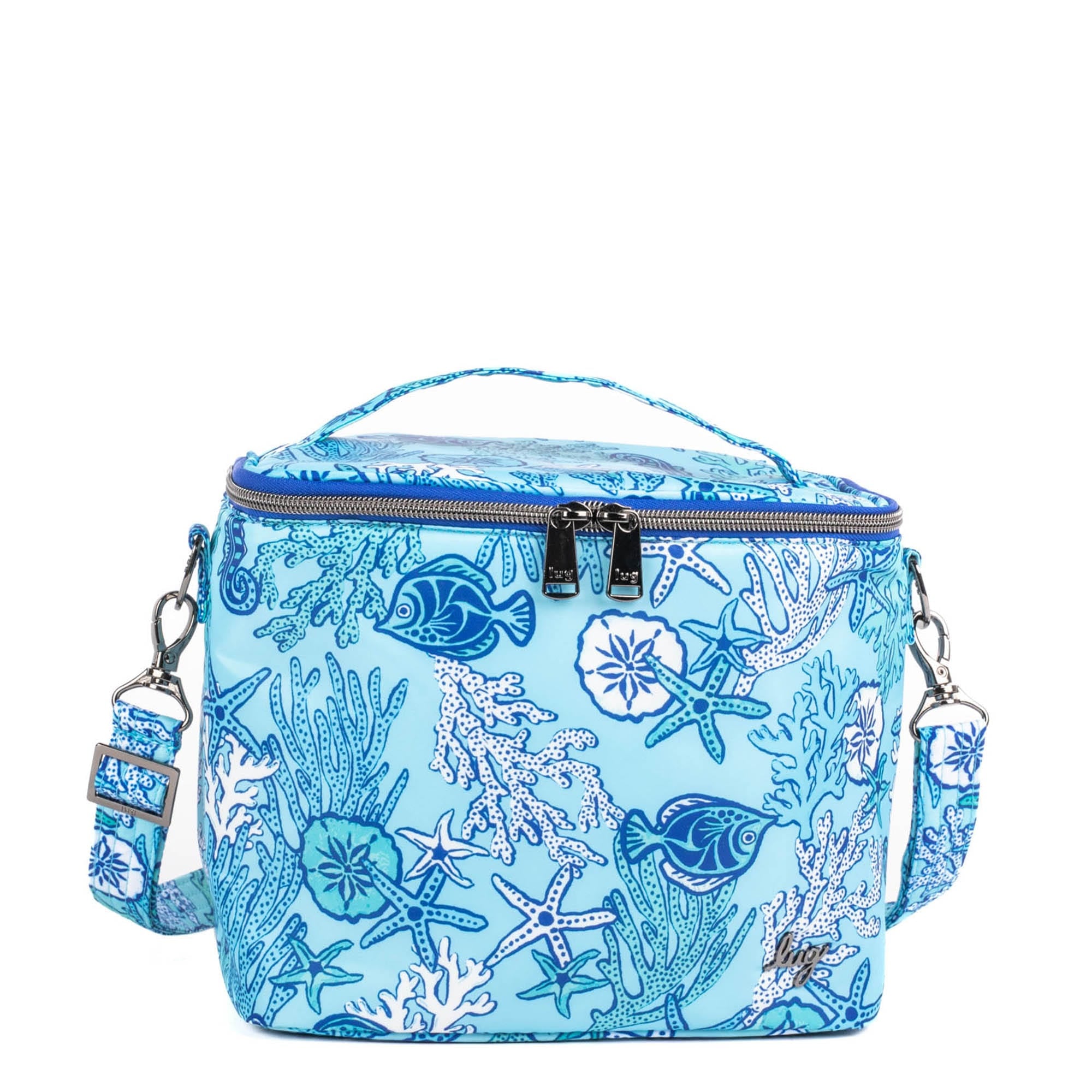 Nibble Convertible Lunch Tote Bag - SEALIFE BLUE - Nibble_SealifeBlue_01