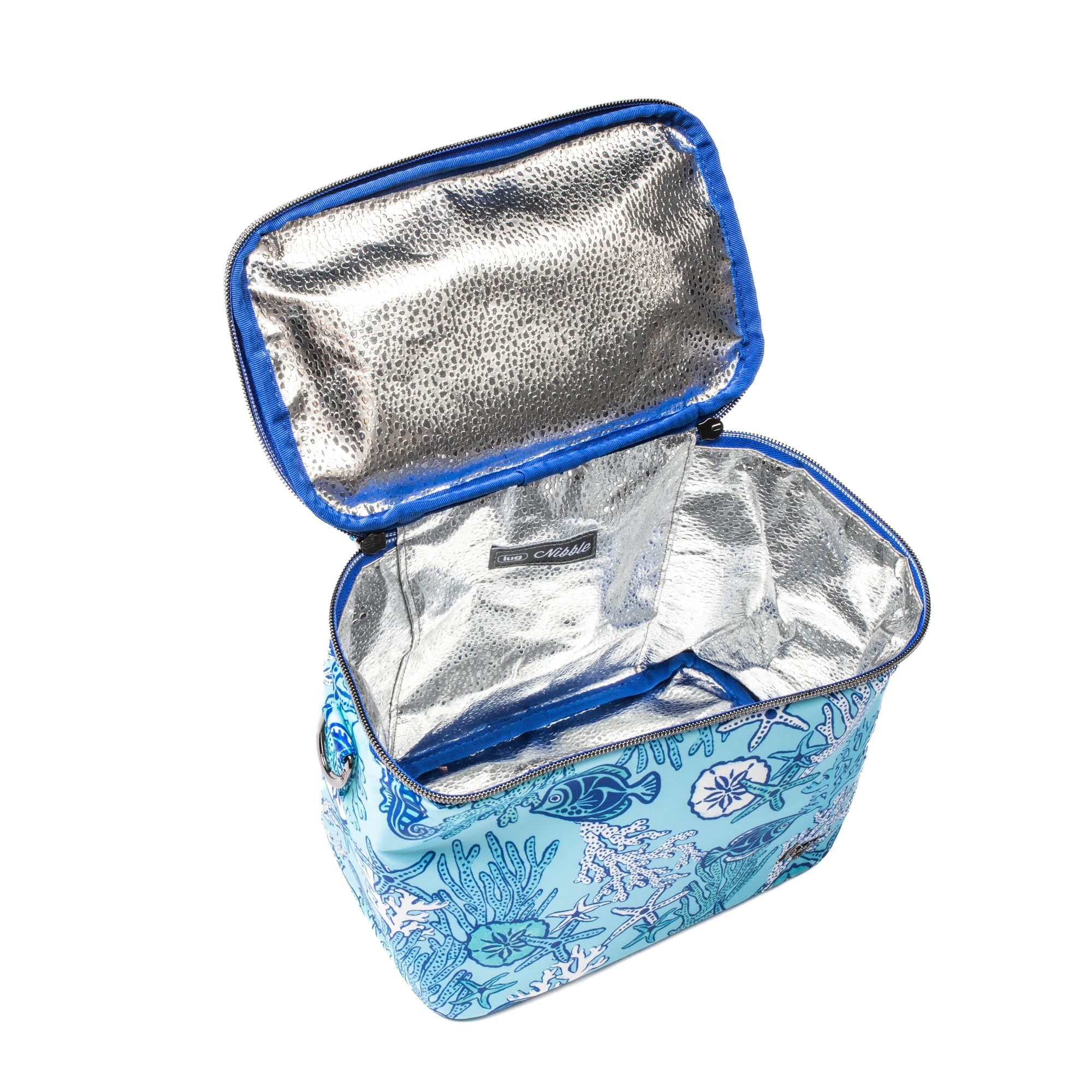 Nibble Convertible Lunch Tote Bag - SEALIFE BLUE - Nibble_SealifeBlue_05