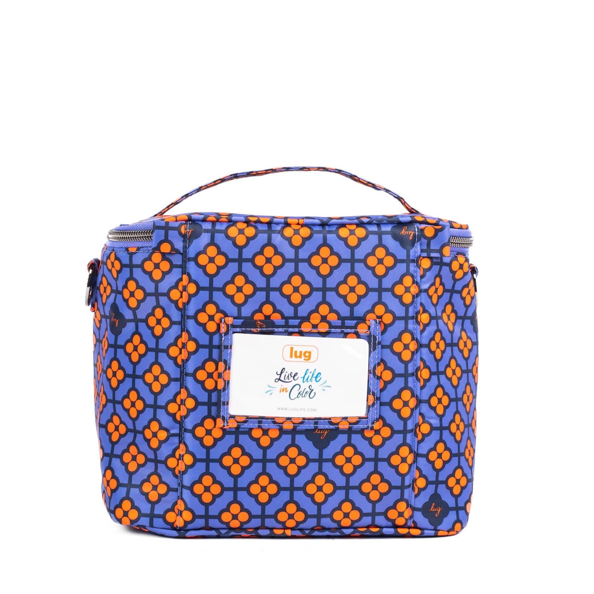 Nibble Convertible Lunch Tote Bag - VERY BERRY BLUE - Nibble_VeryBerryBlue_04