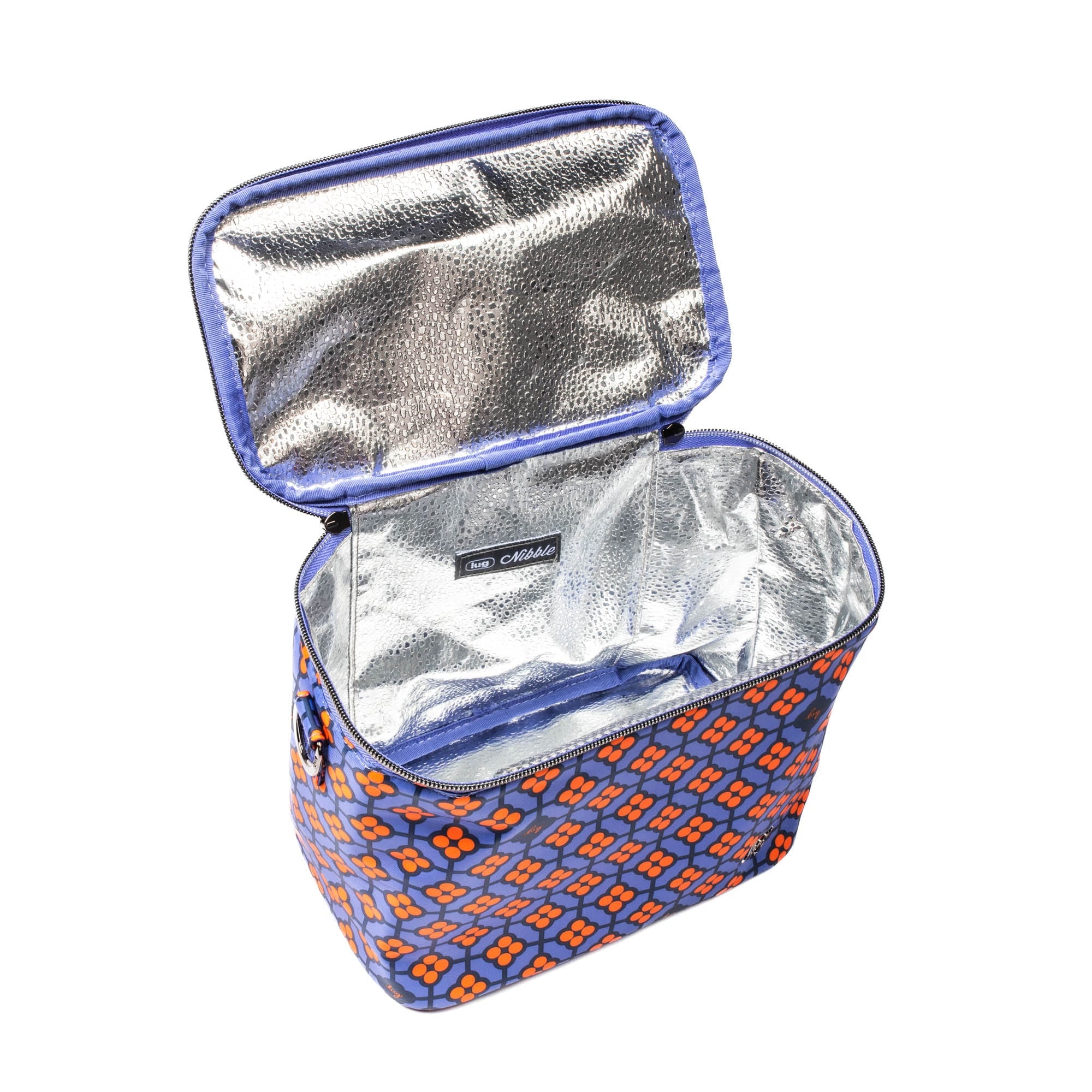 Nibble Convertible Lunch Tote Bag - VERY BERRY BLUE - Nibble_VeryBerryBlue_05