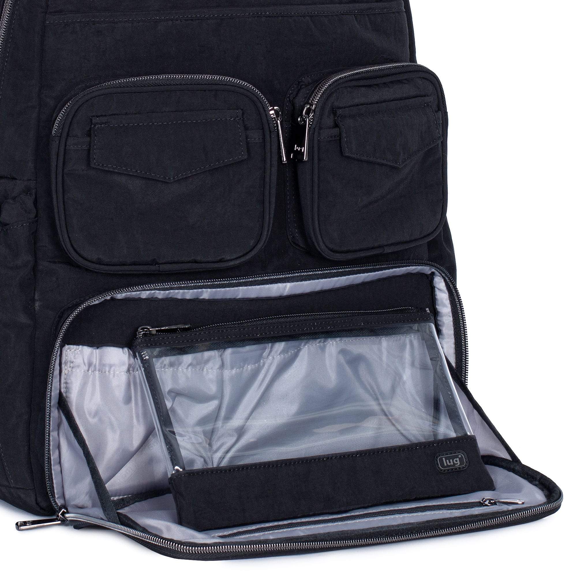 Puddle Jumper SE Backpack - - PJBackpackSE_CrinkleMidnightBlack_06