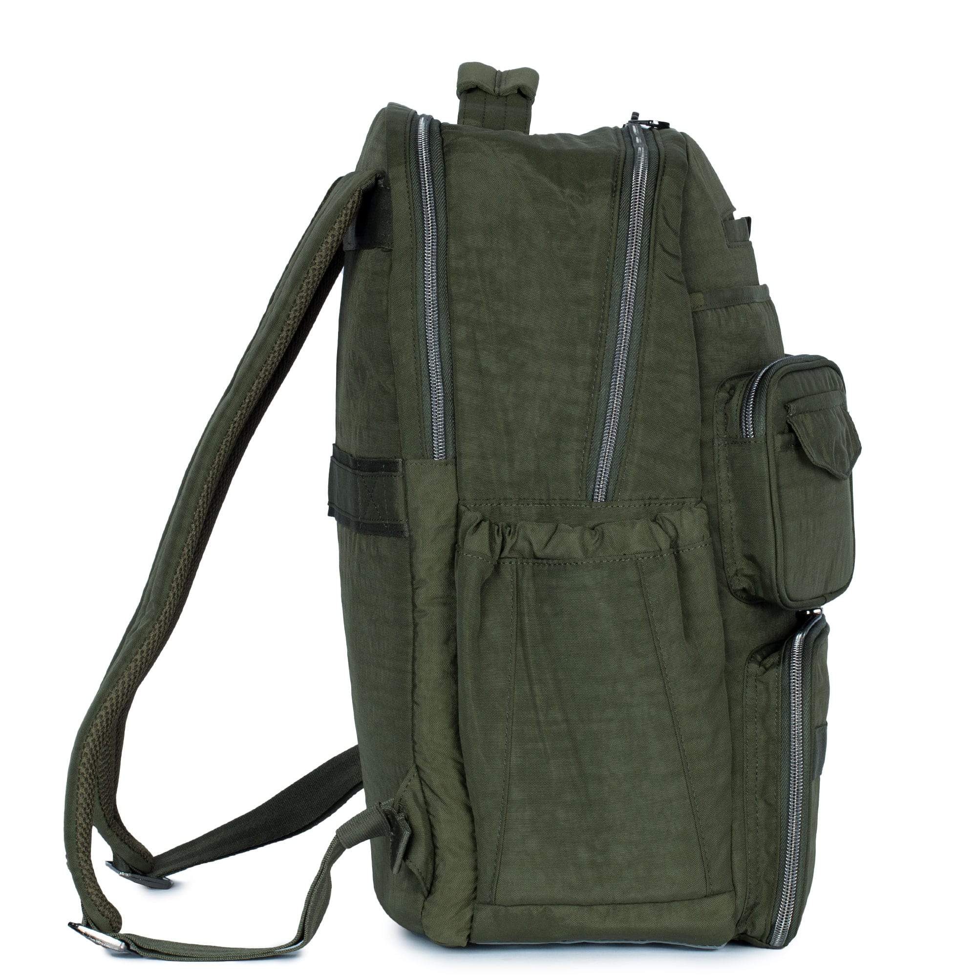 Puddle Jumper SE Backpack - - PJBackpackSE_CrinkleOliveGreen_03