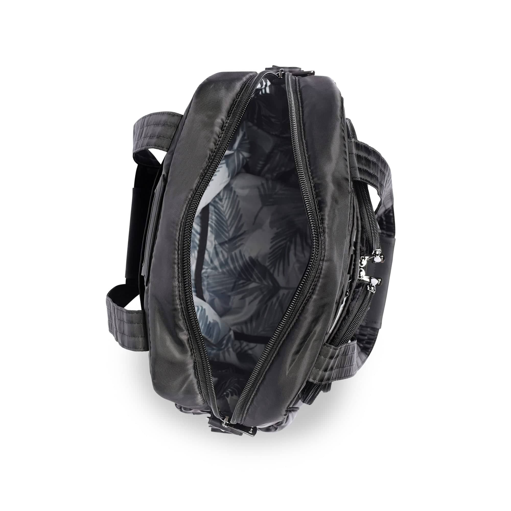 Puddle Jumper LE Convertible Tote Bag - MIDNIGHT BLACK - PUDDLEJUMPERLE-CHARMBAR_Black_05