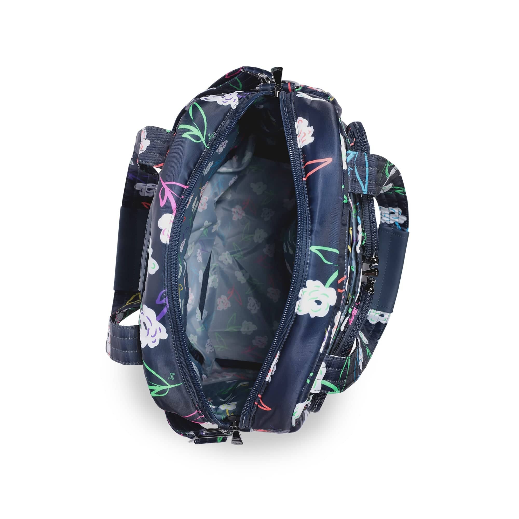 Puddle Jumper LE Convertible Tote Bag - BRIGHT FLORAL - PUDDLEJUMPERLE-CHARMBAR_BrightFloral_05