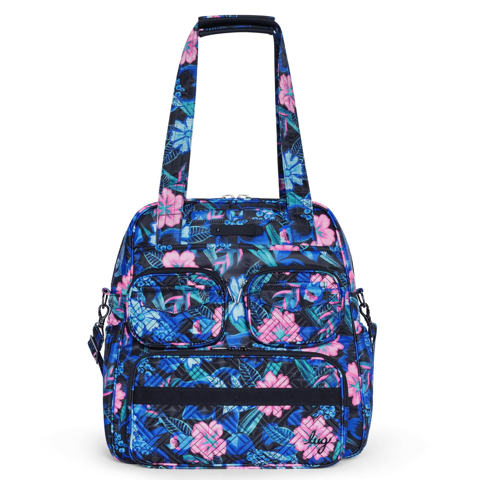 Puddle Jumper LE Convertible Tote Bag - RESORT BLACK - PUDDLEJUMPERLE-CHARMBAR_ResortBlack_01
