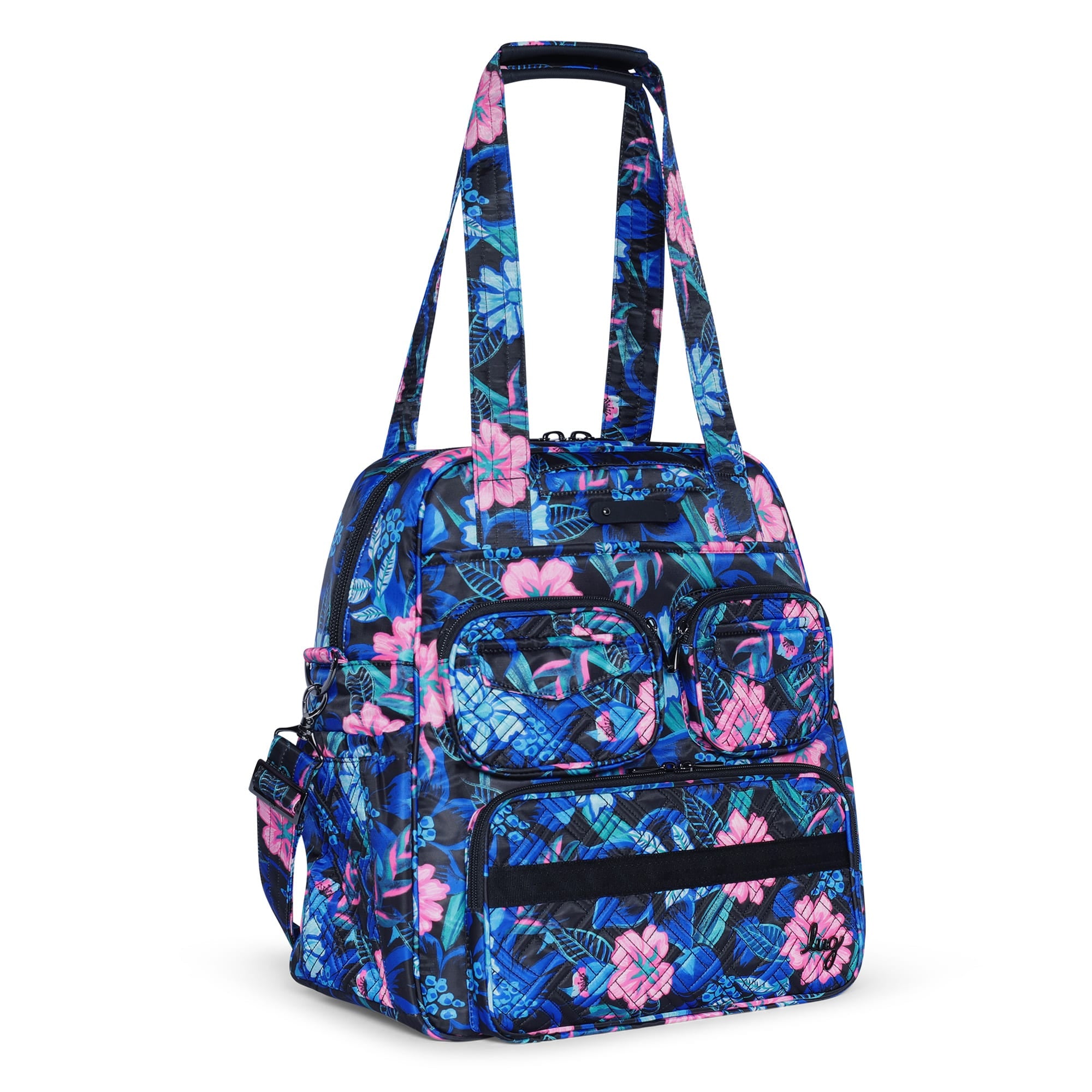 Puddle Jumper LE Convertible Tote Bag - RESORT BLACK - PUDDLEJUMPERLE-CHARMBAR_ResortBlack_02