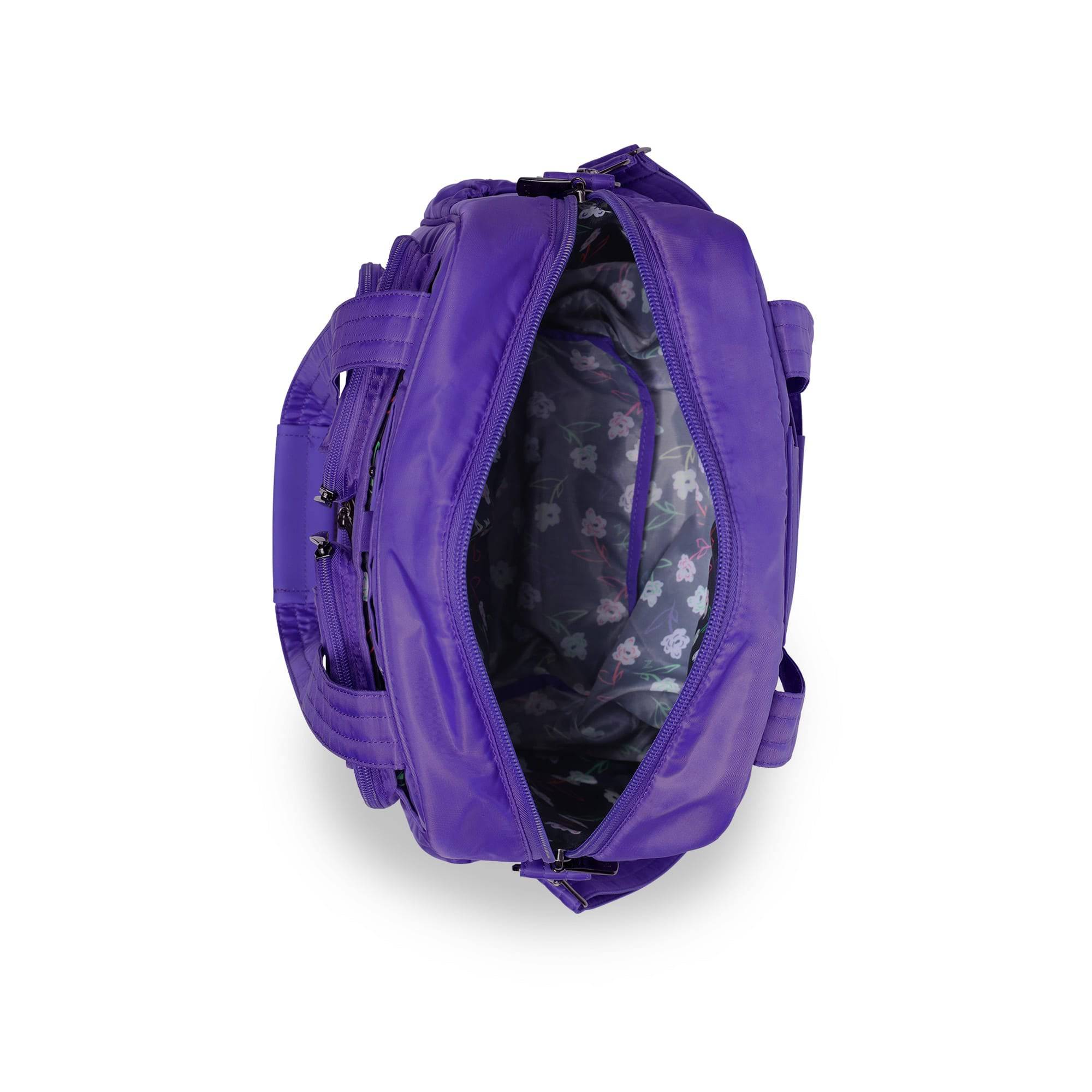 Puddle Jumper LE Convertible Tote Bag - VIOLET - PUDDLEJUMPERLE-CHARMBAR_Violet_05