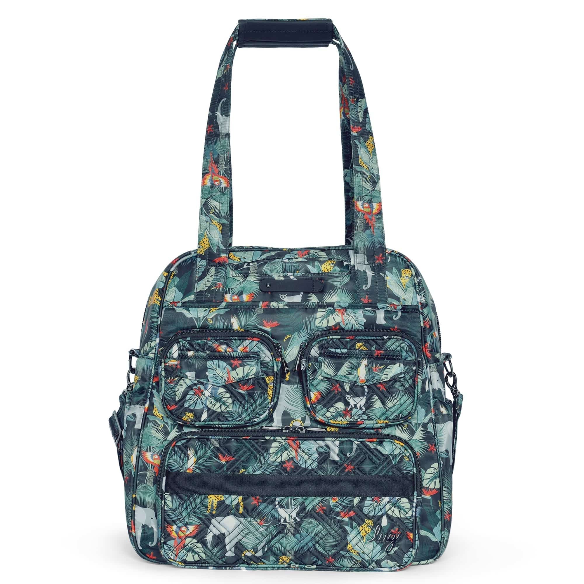 Puddle Jumper LE Convertible Tote Bag - WILDLIFE BLACK - PUDDLEJUMPERLE-CHARMBAR_WildlifeBlack_01