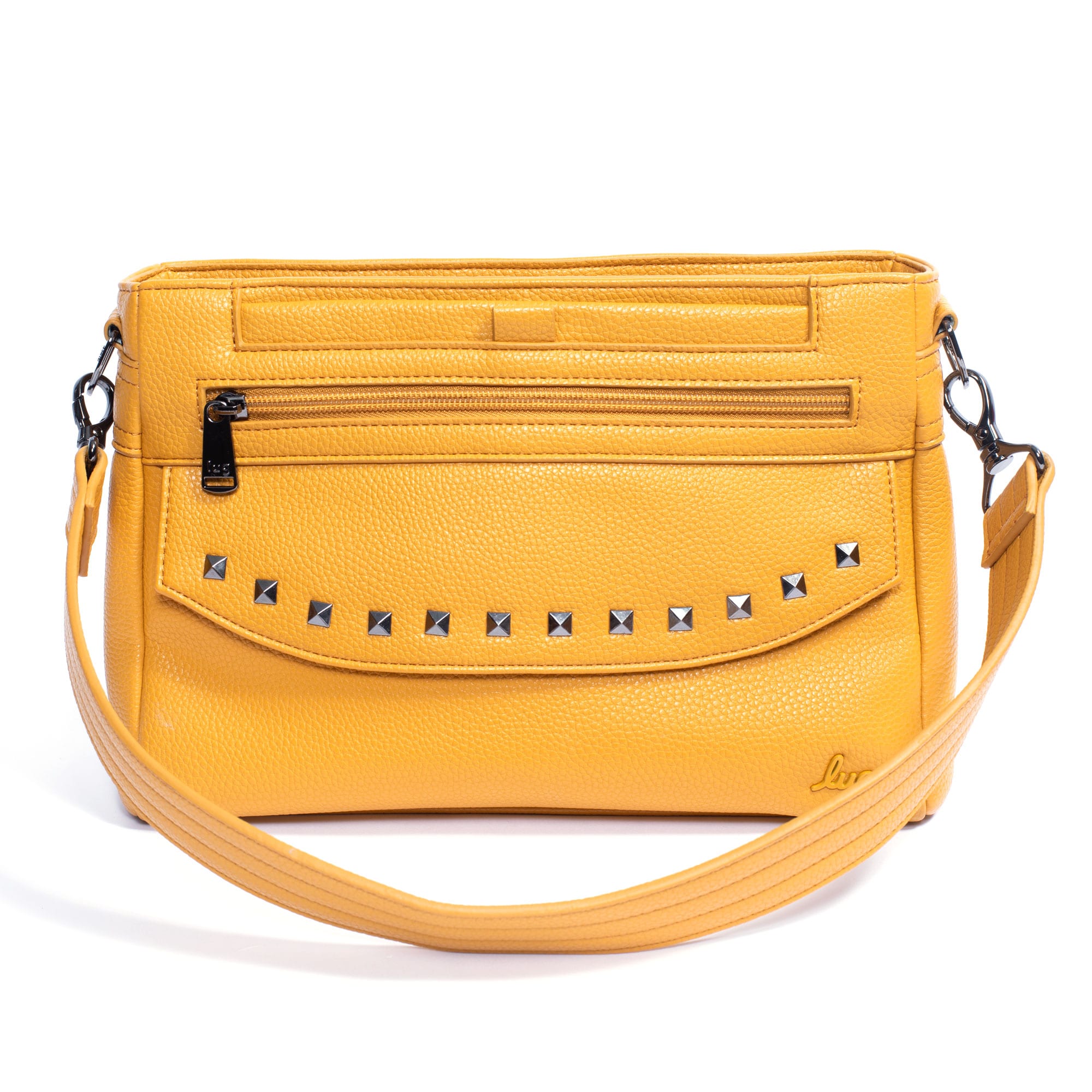 Pacer Classic VL Crossbody Bag - AMBER YELLOW - PacerVL_AmberYellow-LeopardBrownStrap_01_a