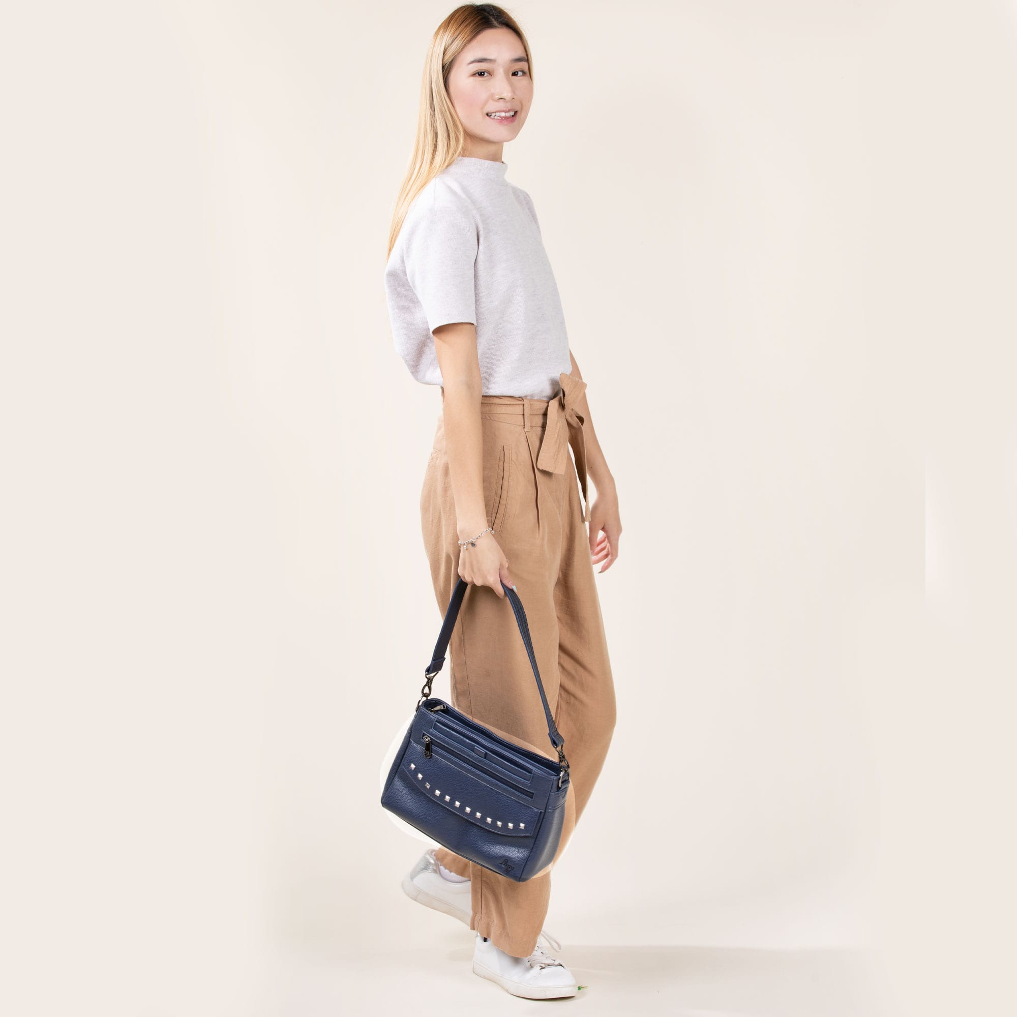 Pacer Classic VL Crossbody Bag - - PacerVL_NavyBlue_07b