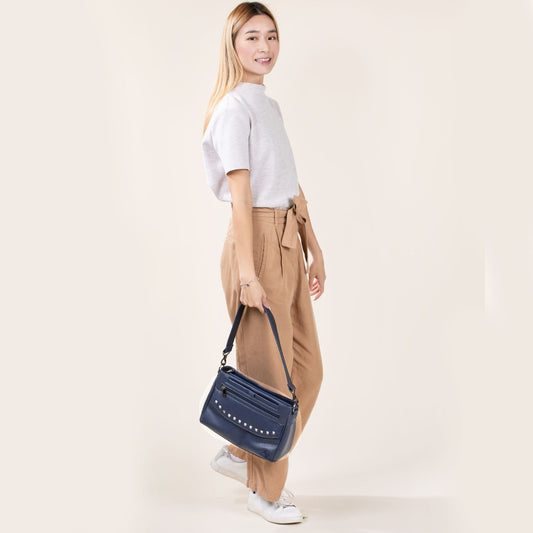 Pacer Classic VL Crossbody Bag - NAVY BLUE - PacerVL_NavyBlue_07b